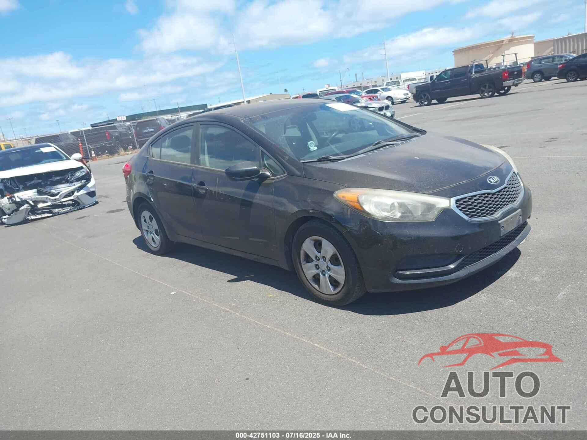 KIA FORTE 2016 - KNAFK4A60G5590385