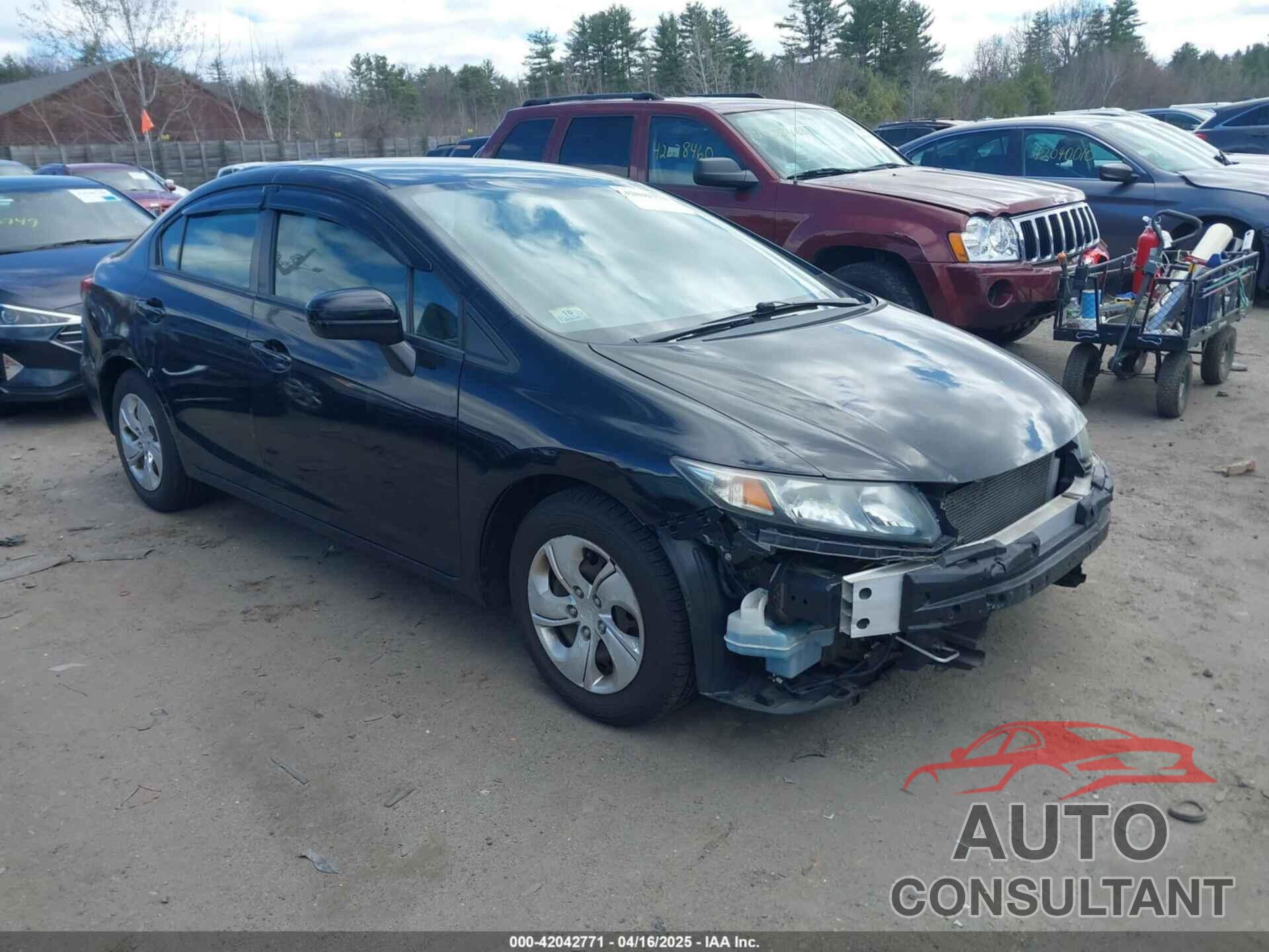 HONDA CIVIC 2014 - 19XFB2F52EE213047