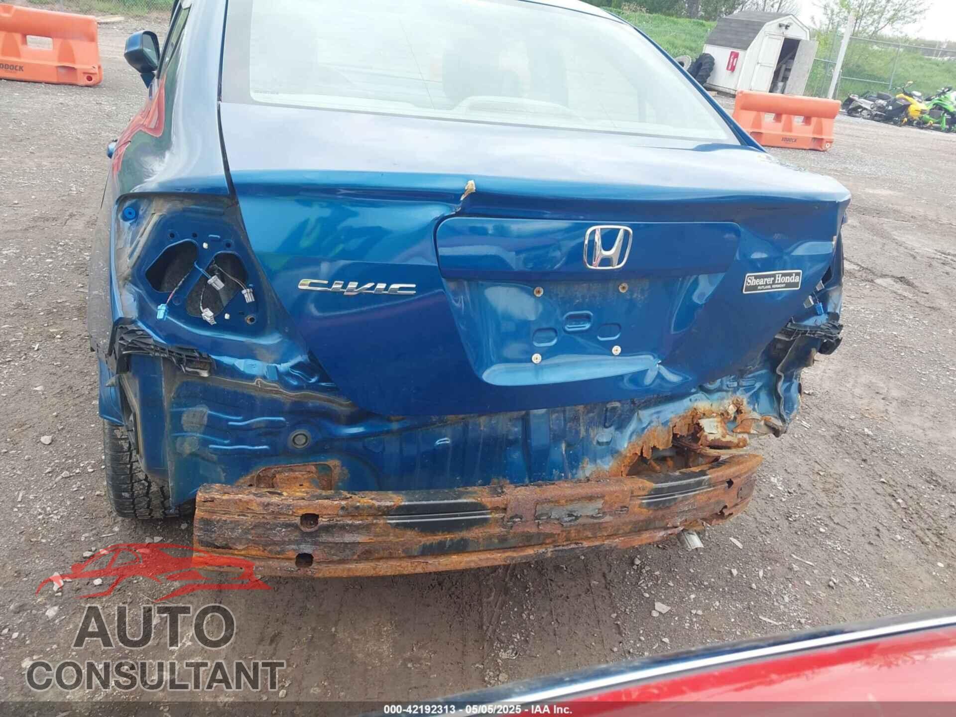 HONDA CIVIC 2012 - 2HGFB2F86CH544873