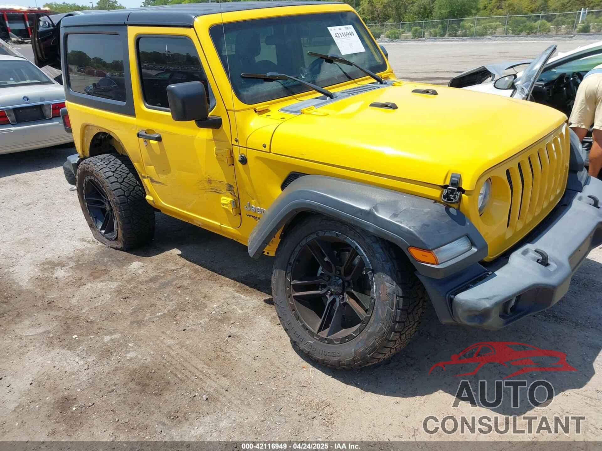 JEEP WRANGLER 2019 - 1C4GJXAG6KW508134