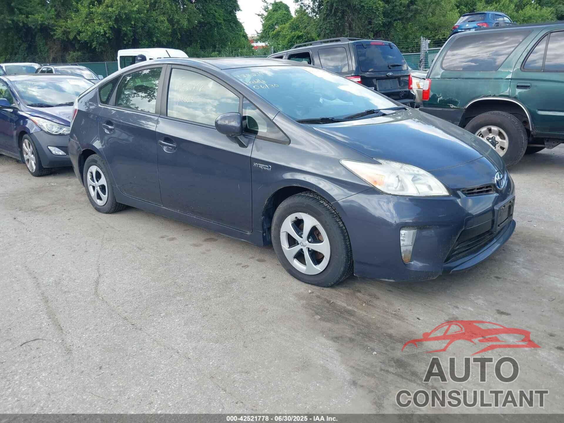 TOYOTA PRIUS 2013 - JTDKN3DU4D5693818