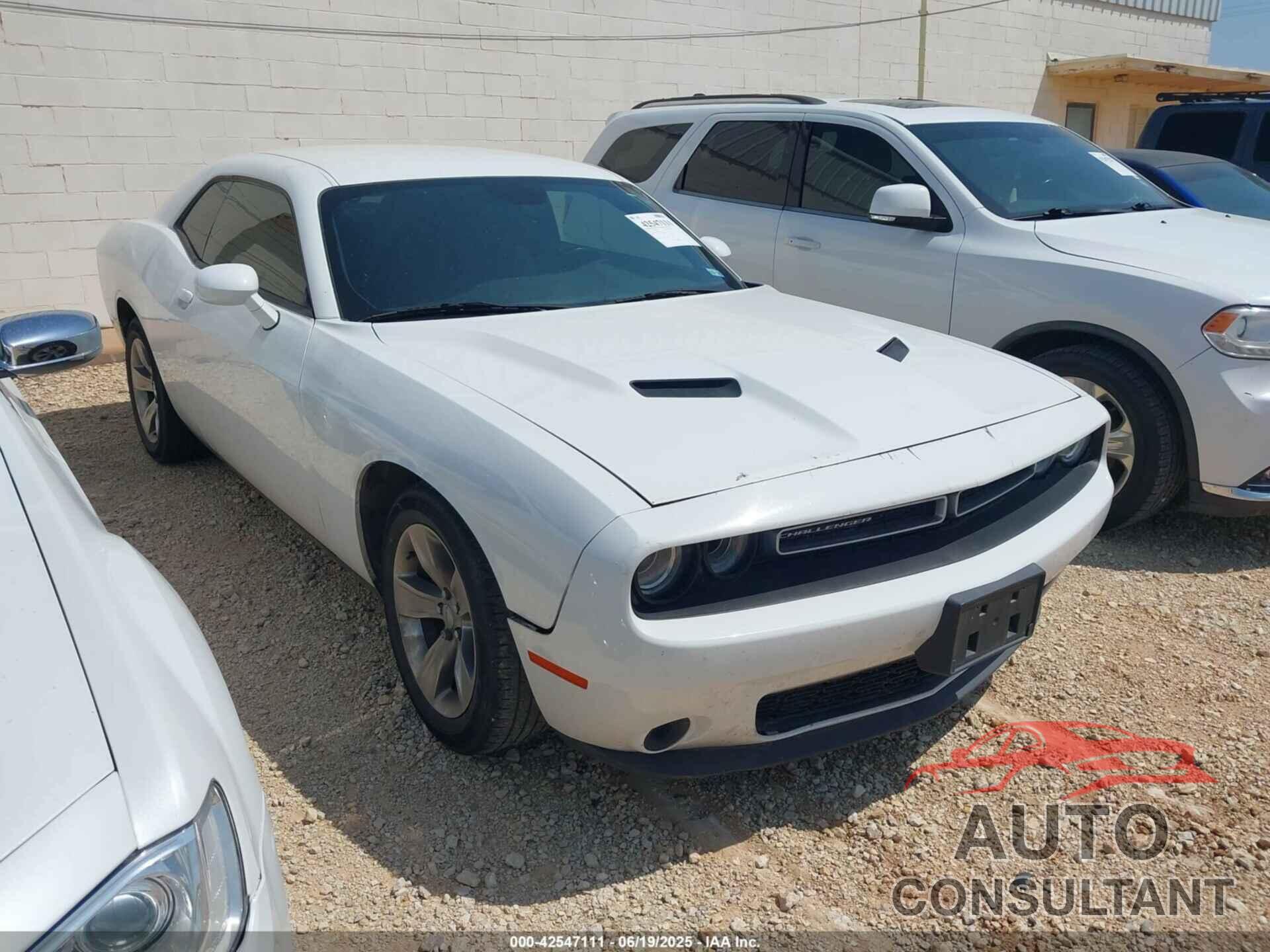DODGE CHALLENGER 2016 - 2C3CDZAG4GH183737