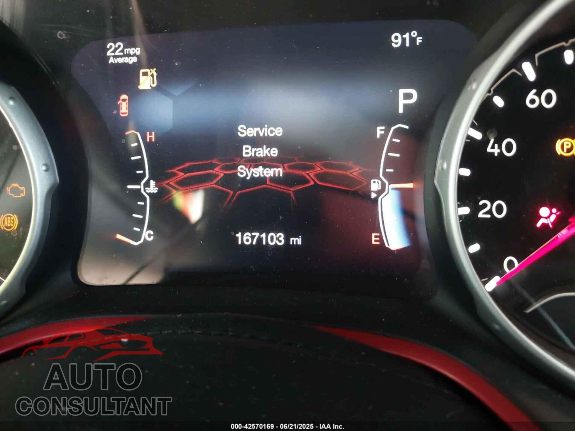 JEEP COMPASS 2017 - 3C4NJDDB9HT667458