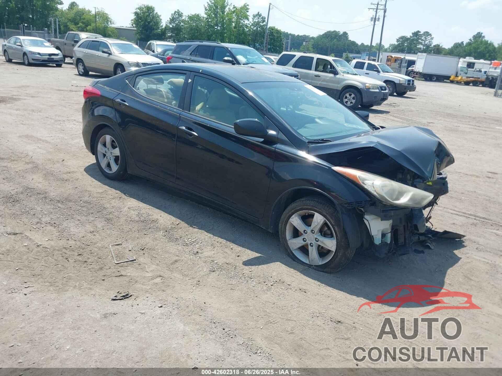 HYUNDAI ELANTRA 2013 - KMHDH4AE6DU576262