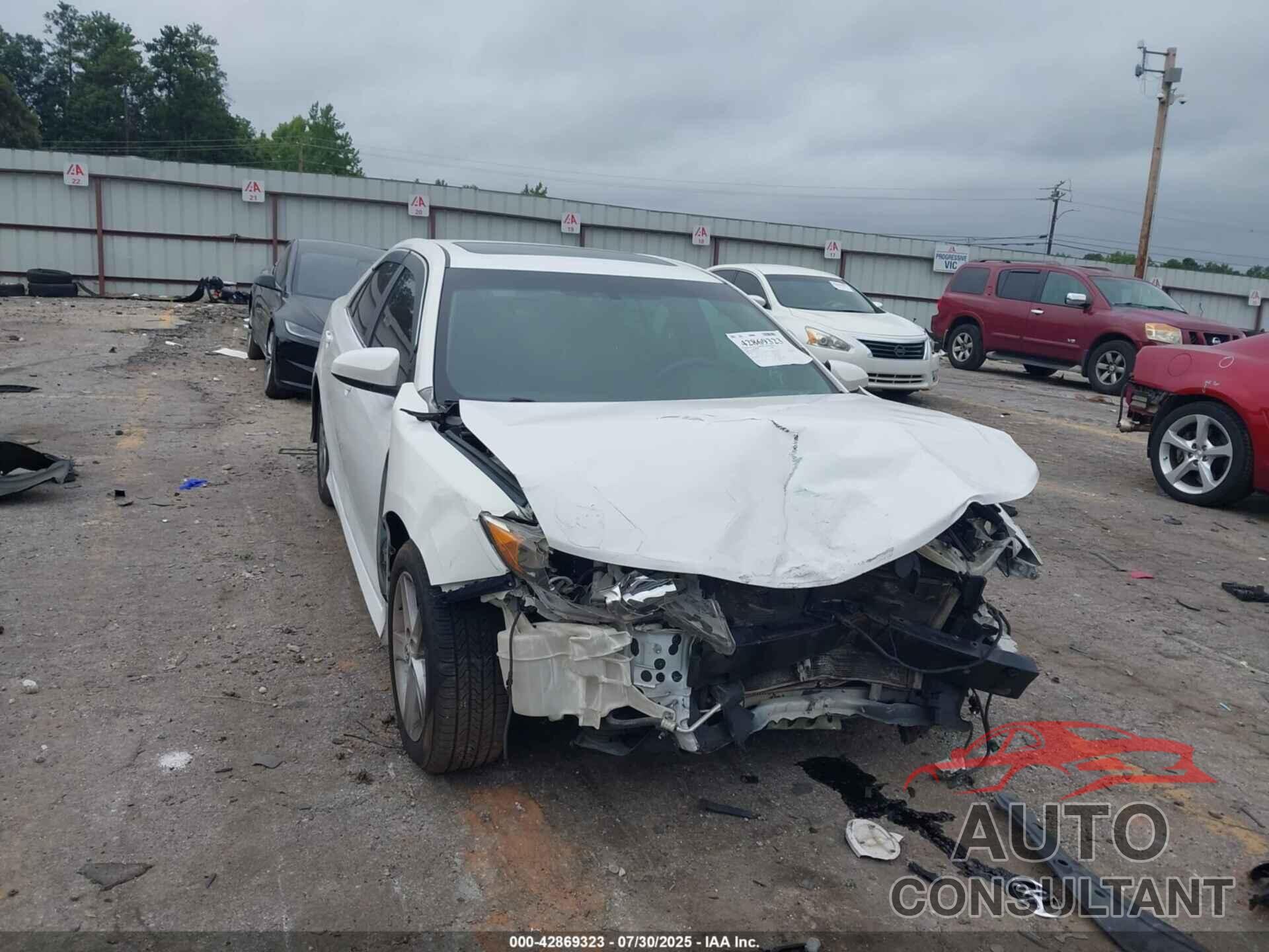 TOYOTA CAMRY 2012 - 4T1BF1FK9CU108342