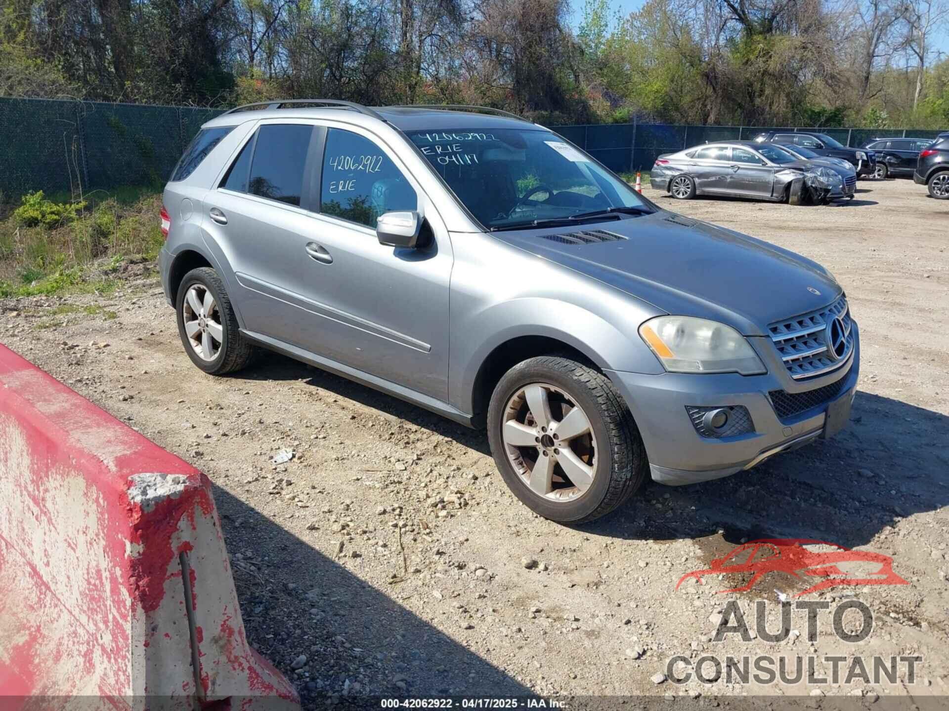 MERCEDES-BENZ ML 350 2010 - 4JGBB8GBXAA605448