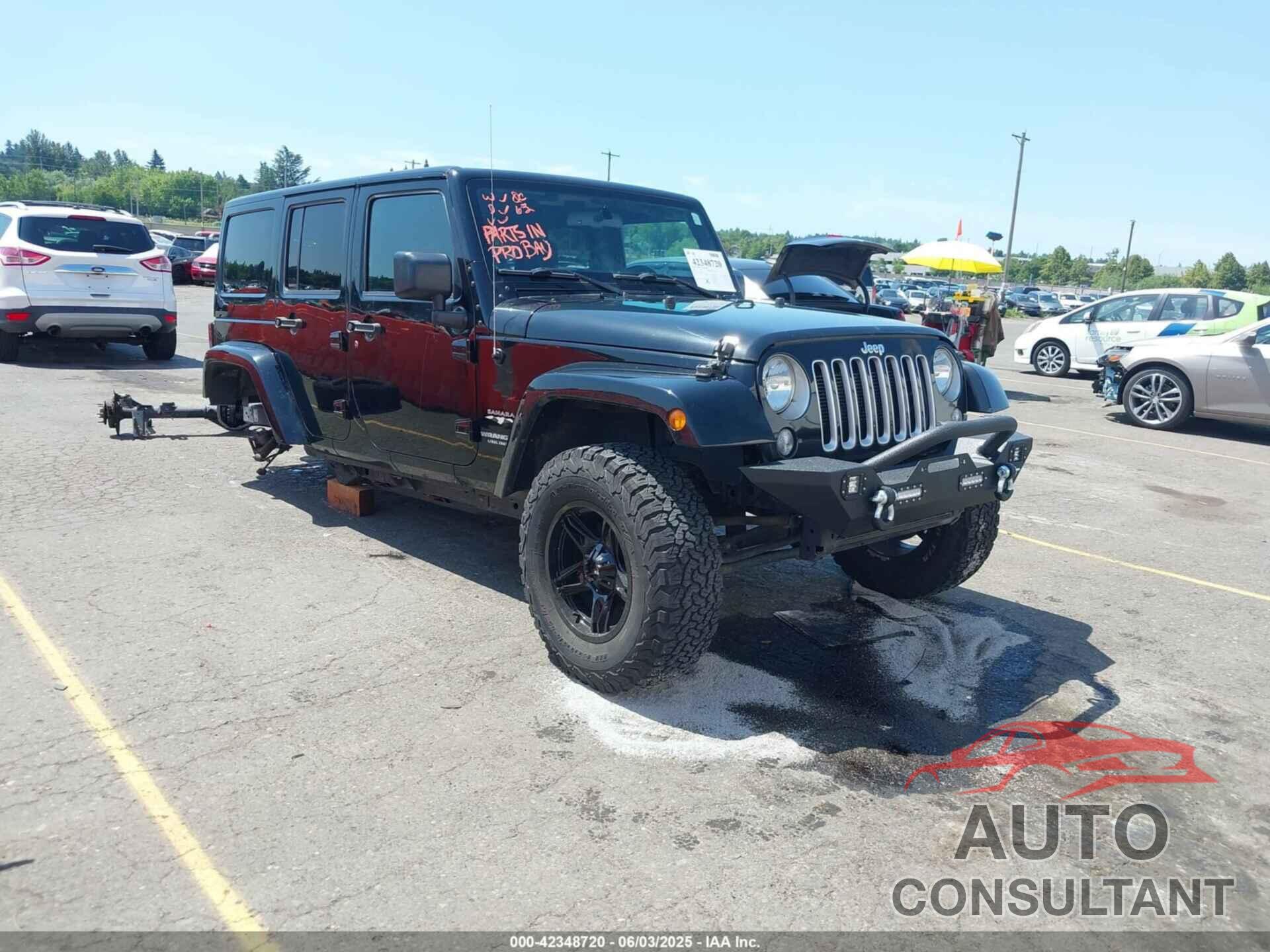 JEEP WRANGLER UNLIMITED 2016 - 1C4BJWEG6GL250205