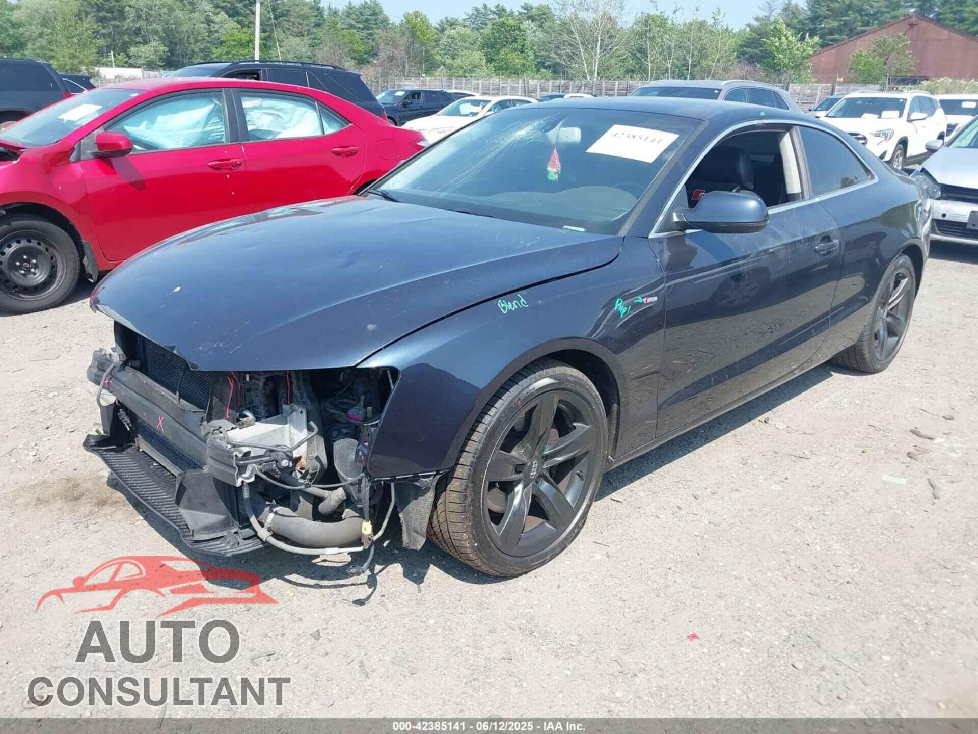 AUDI A5 2013 - WAULFAFR2DA035563