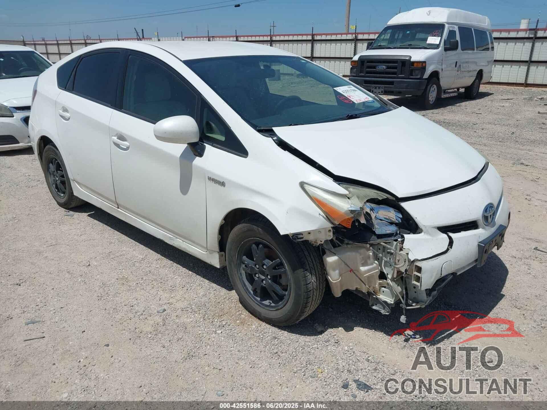 TOYOTA PRIUS 2013 - JTDKN3DU7D1629764