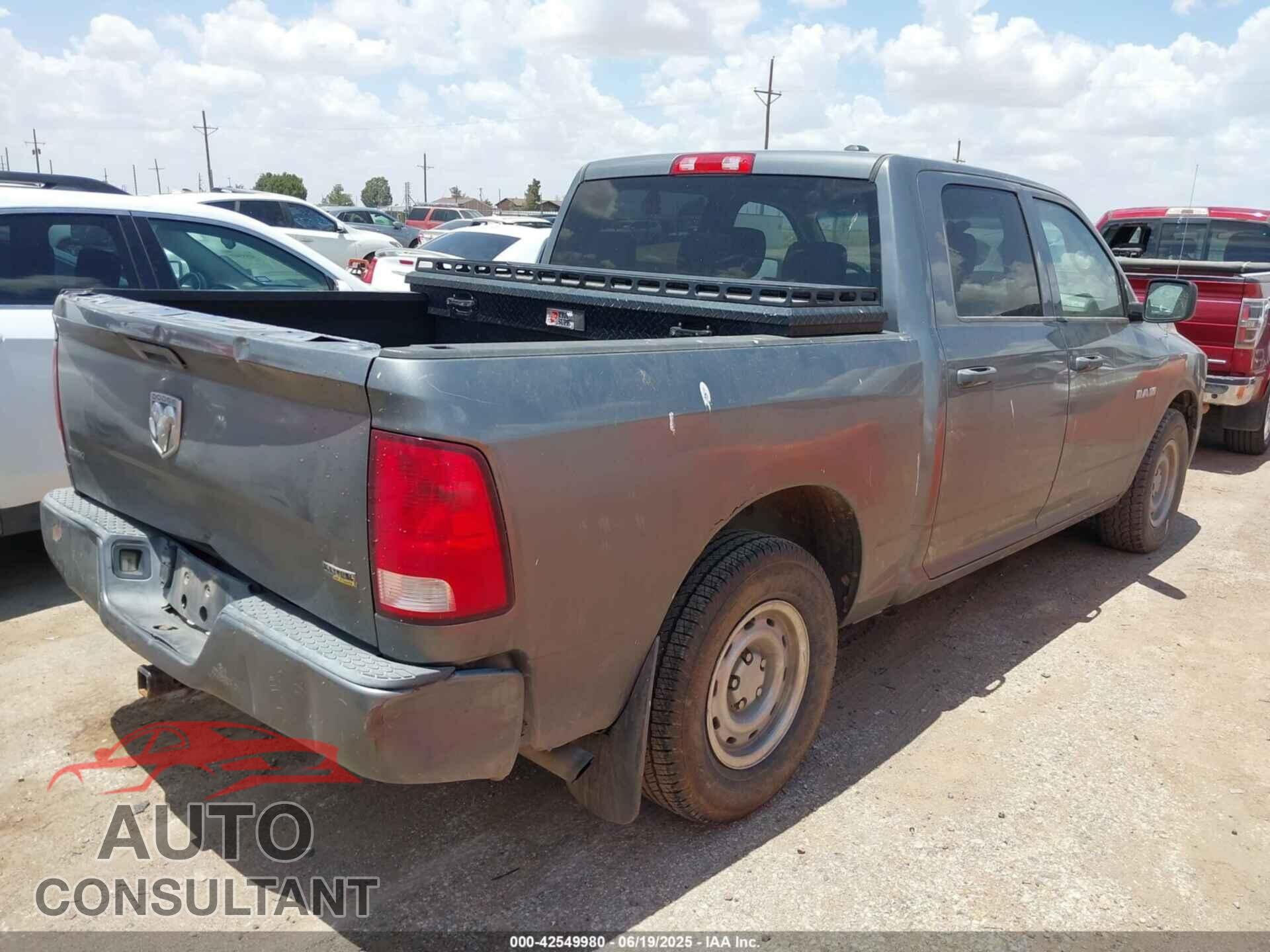 DODGE RAM 1500 2010 - 1D7RB1CP7AS156077