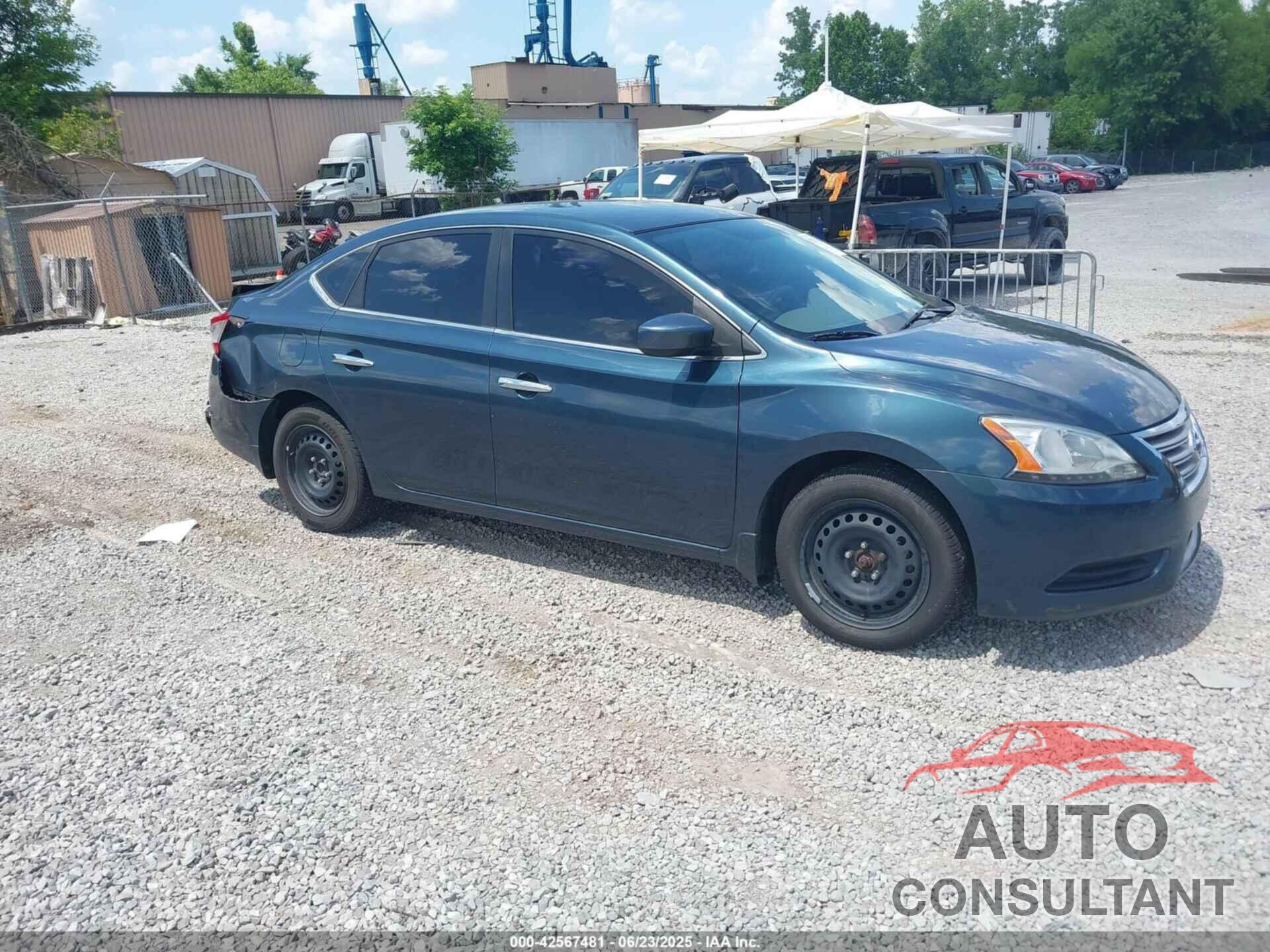 NISSAN SENTRA 2014 - 3N1AB7APXEY282554