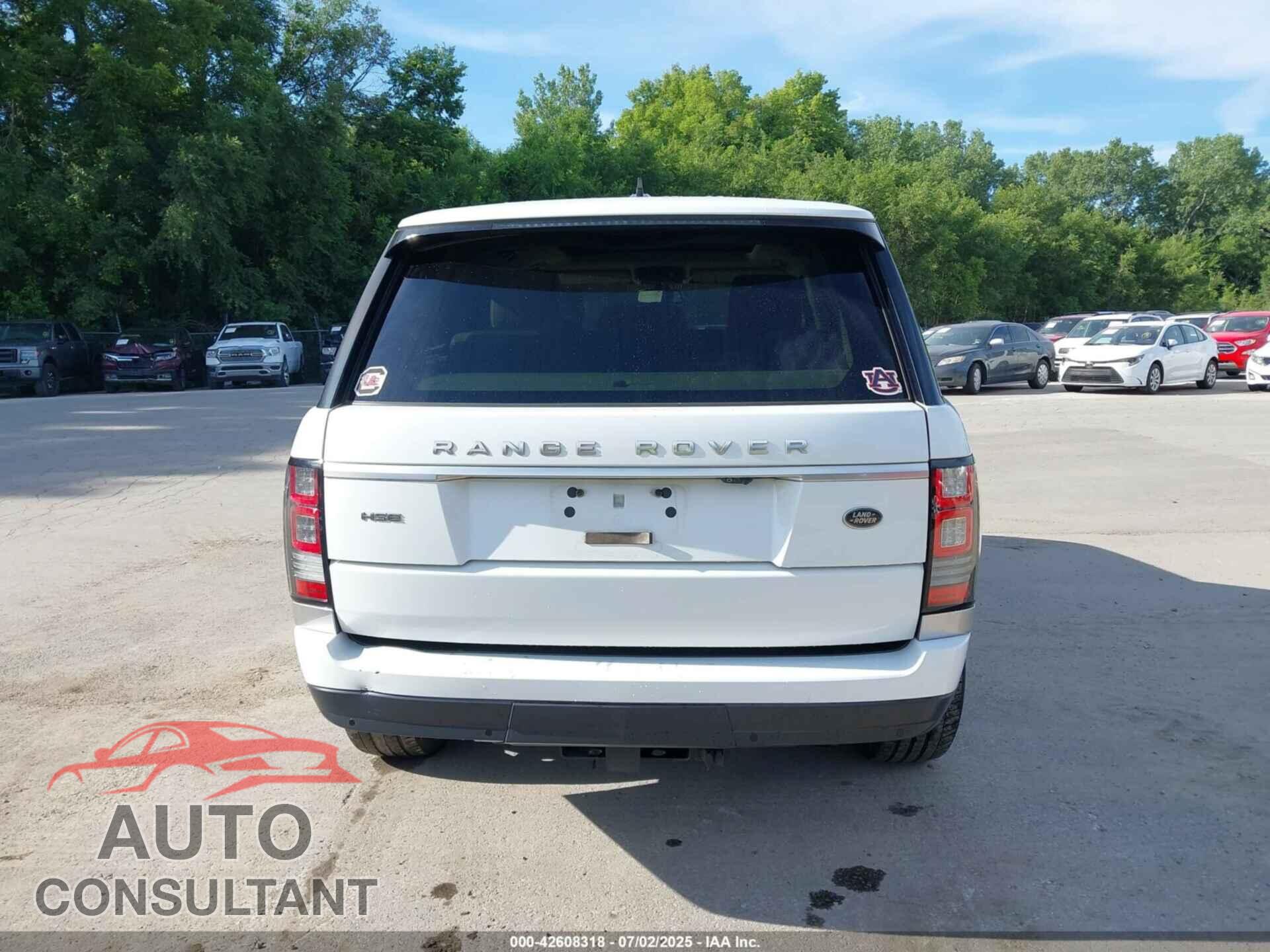LAND ROVER RANGE ROVER 2016 - SALGS2PF3GA306055