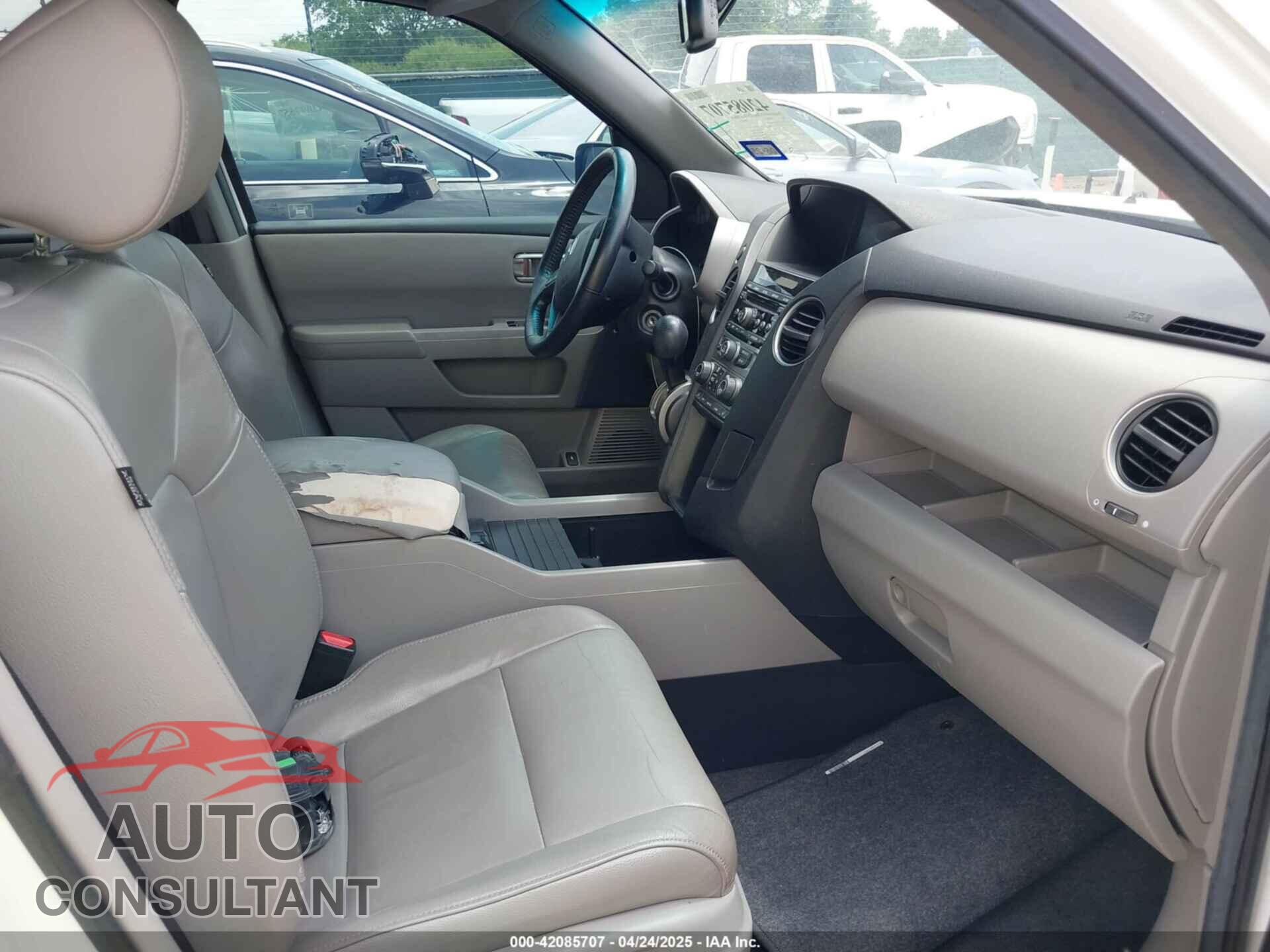 HONDA PILOT 2012 - 5FNYF3H59CB032471