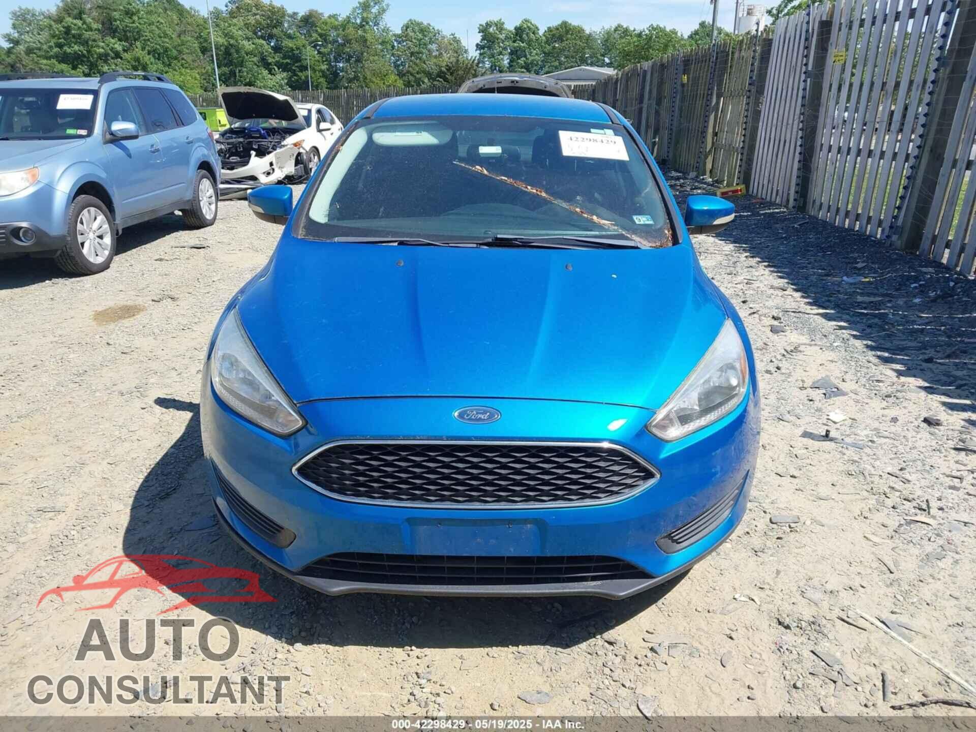 FORD FOCUS 2017 - 1FADP3F26HL221545