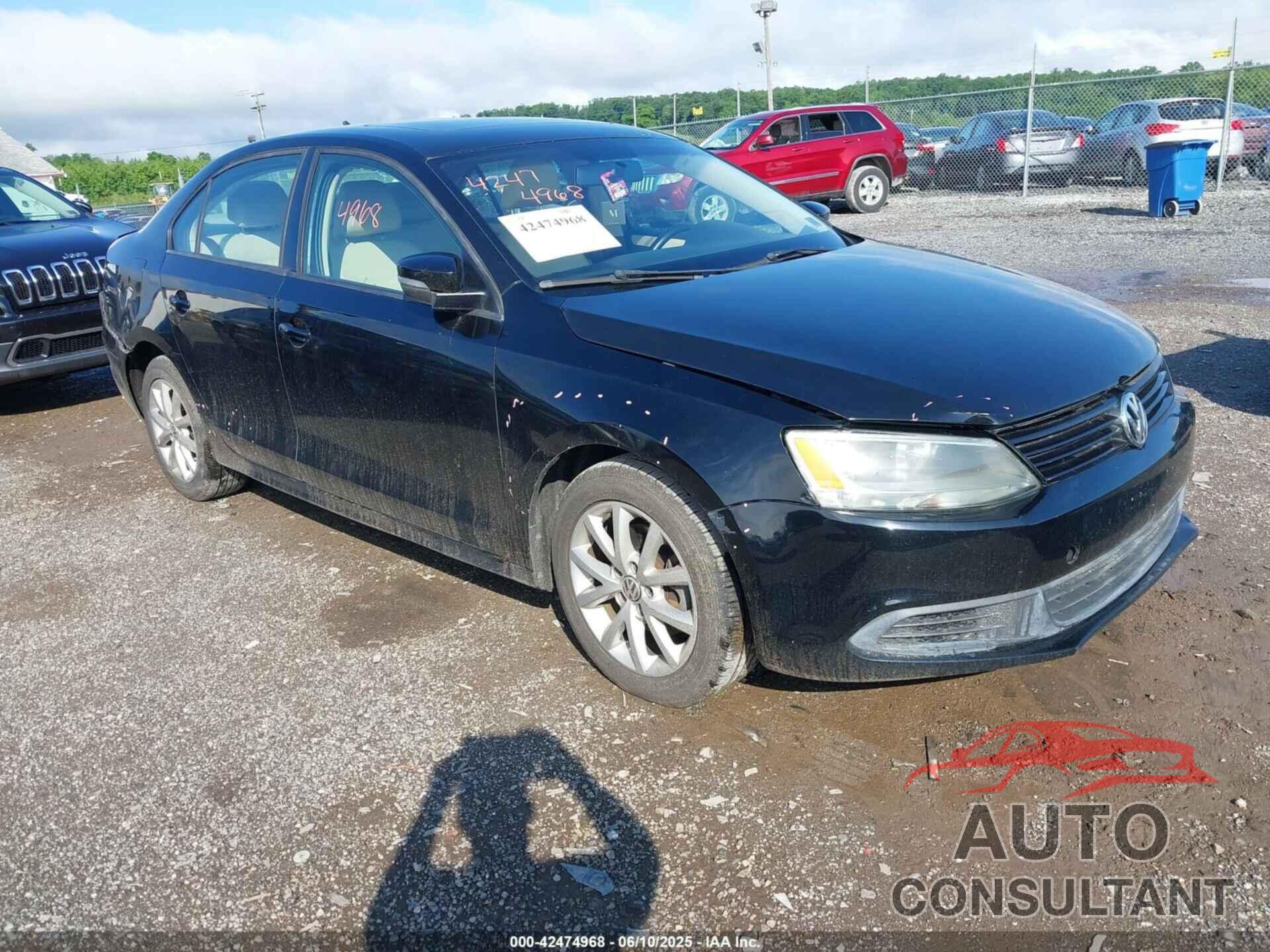 VOLKSWAGEN JETTA 2012 - 3VWDP7AJ3CM416197