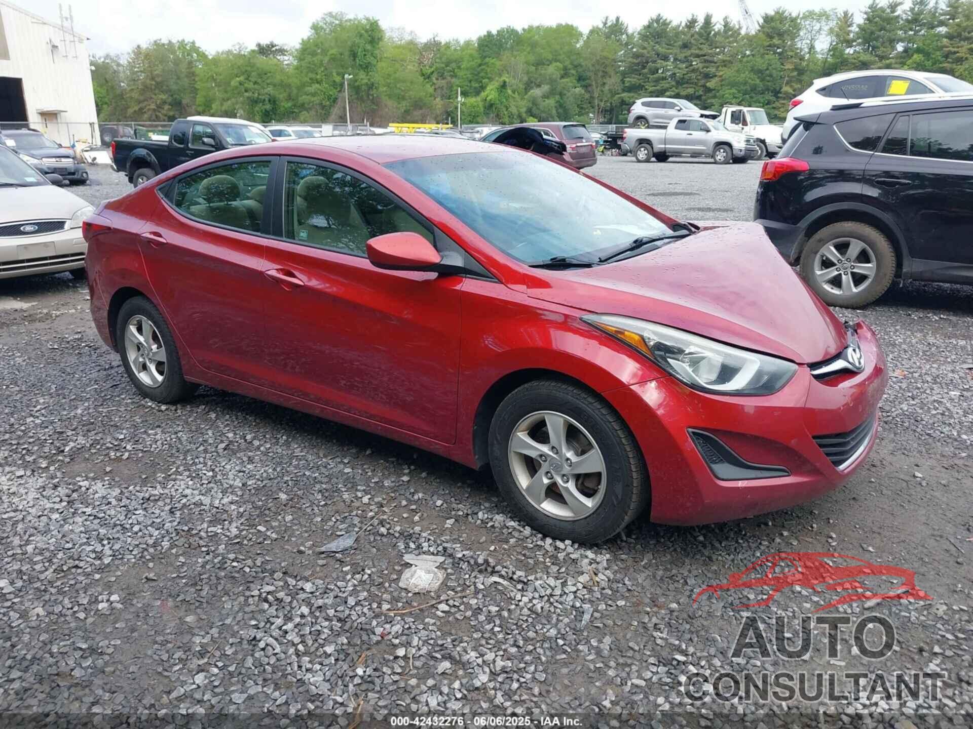 HYUNDAI ELANTRA 2014 - 5NPDH4AE1EH489255
