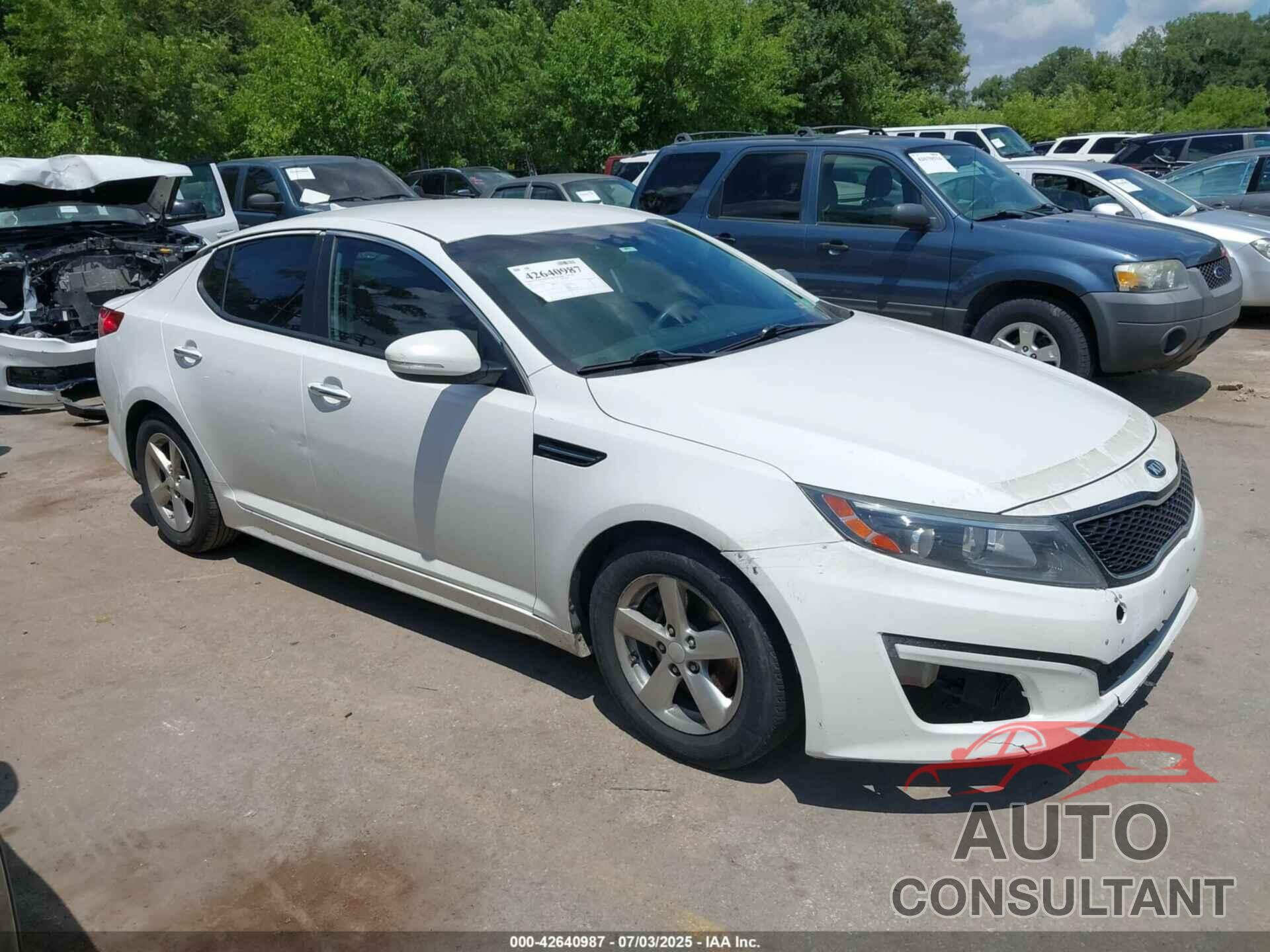 KIA OPTIMA 2015 - KNAGM4A74F5562580