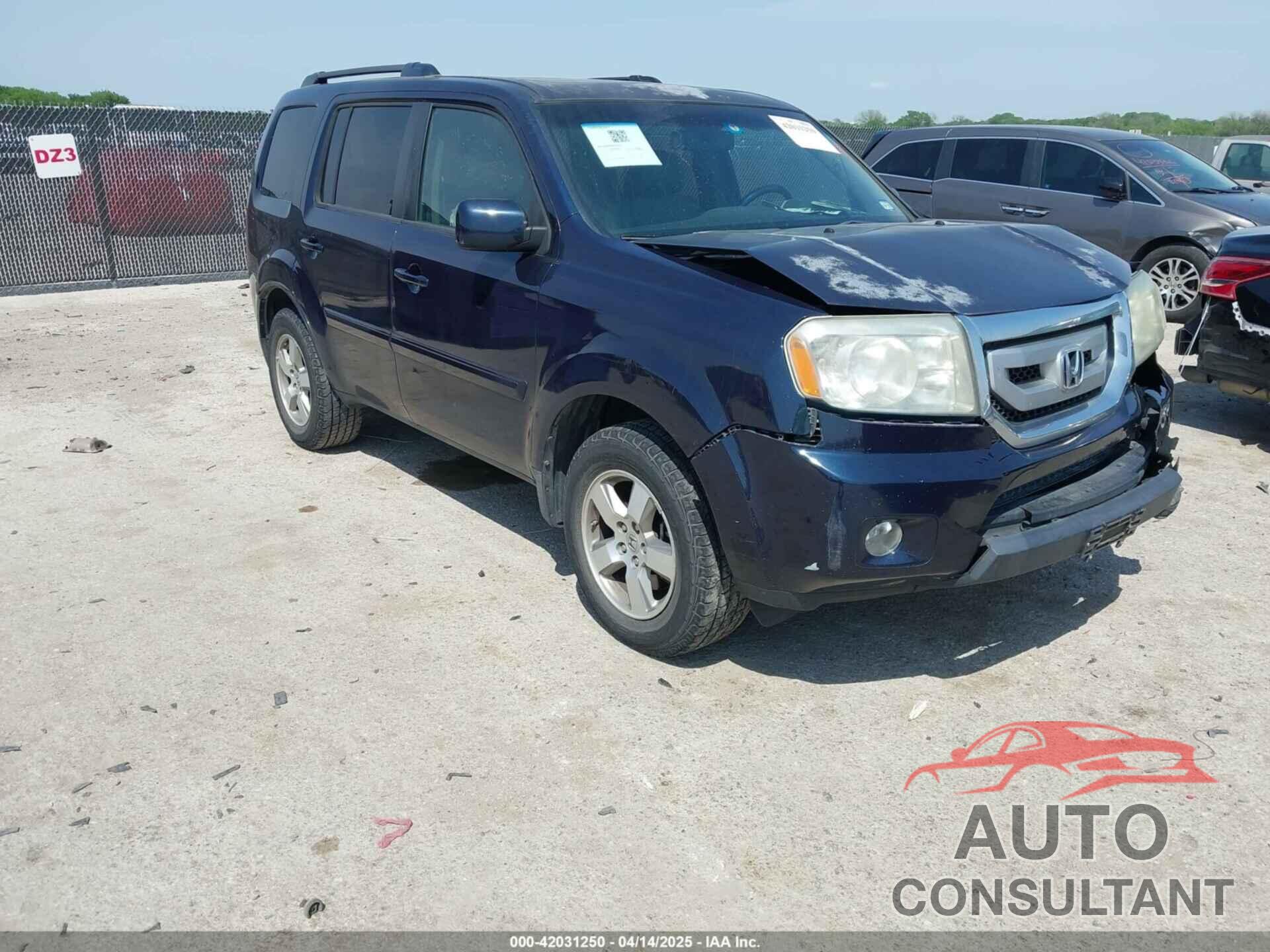 HONDA PILOT 2011 - 5FNYF3H52BB029684