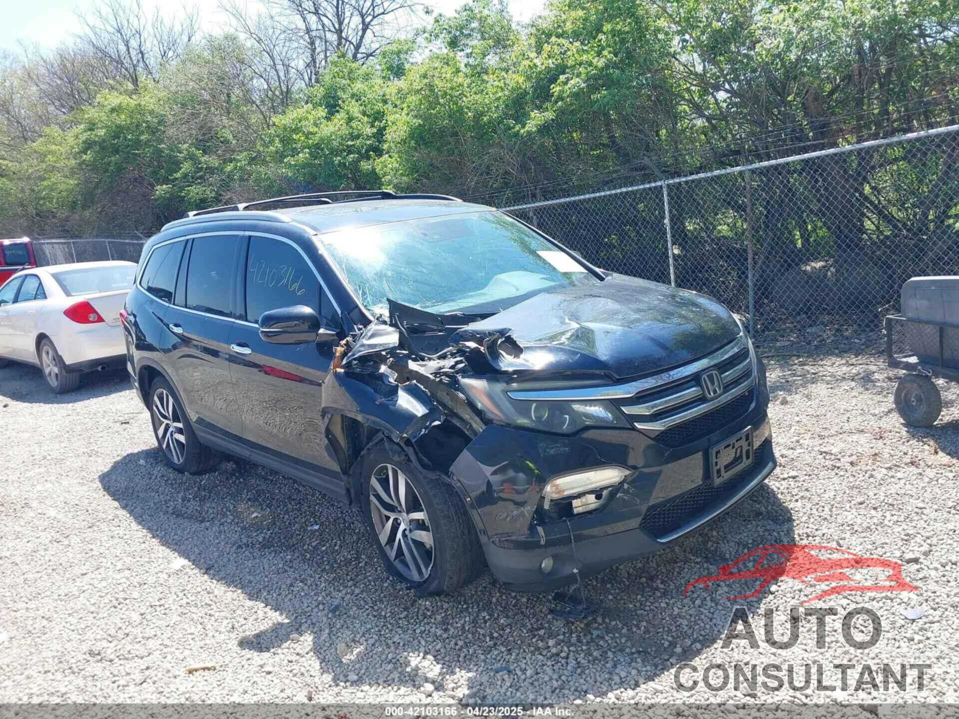 HONDA PILOT 2016 - 5FNYF6H08GB070057