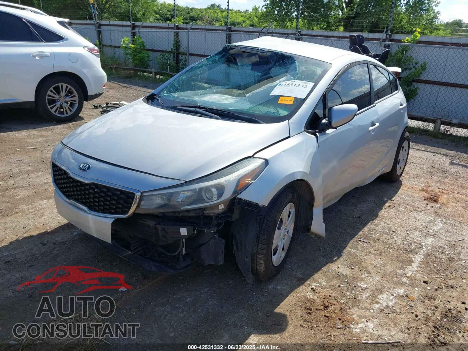 KIA FORTE 2017 - 3KPFK4A71HE078037