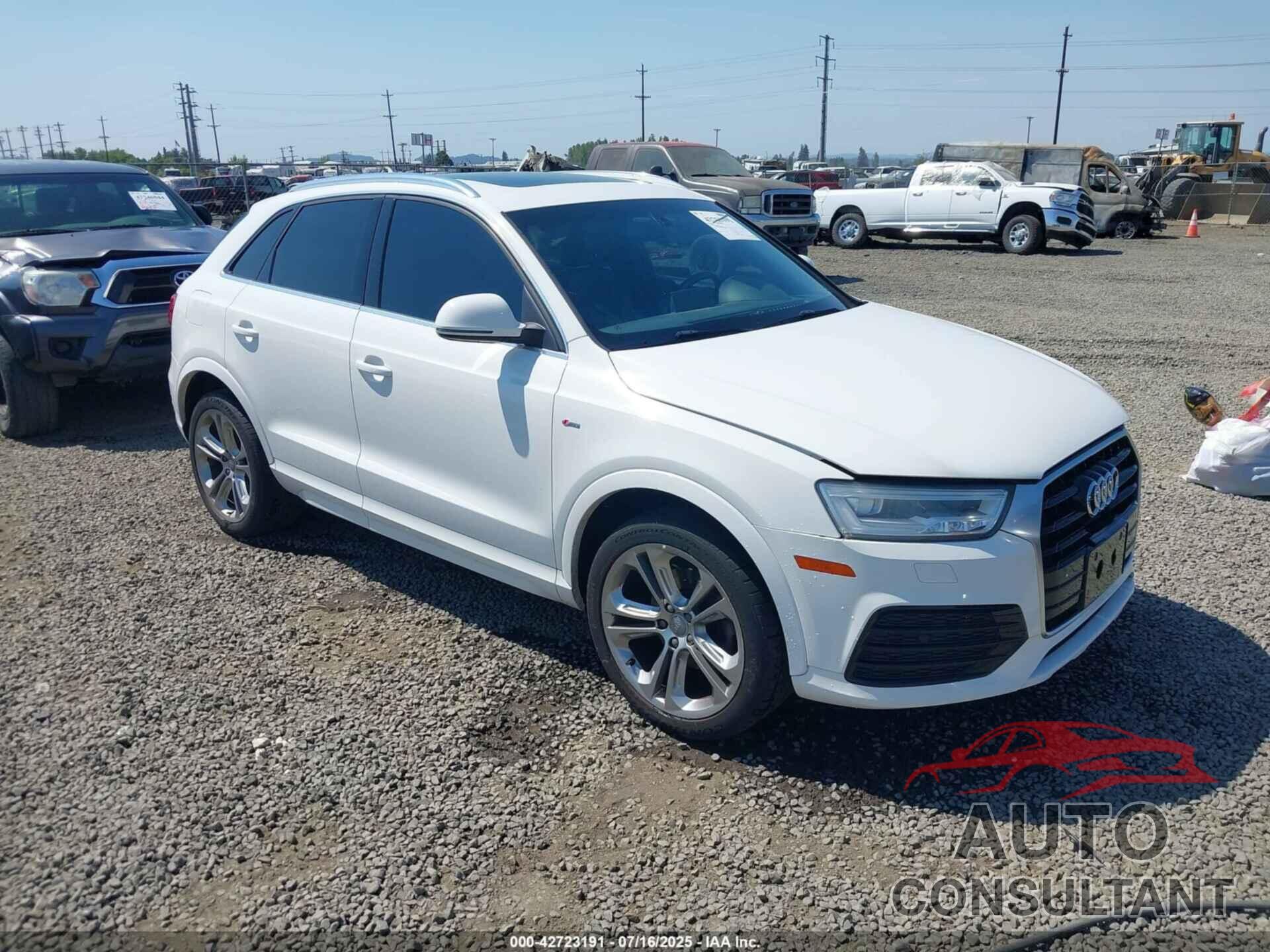 AUDI Q3 2016 - WA1GFCFSXGR006640