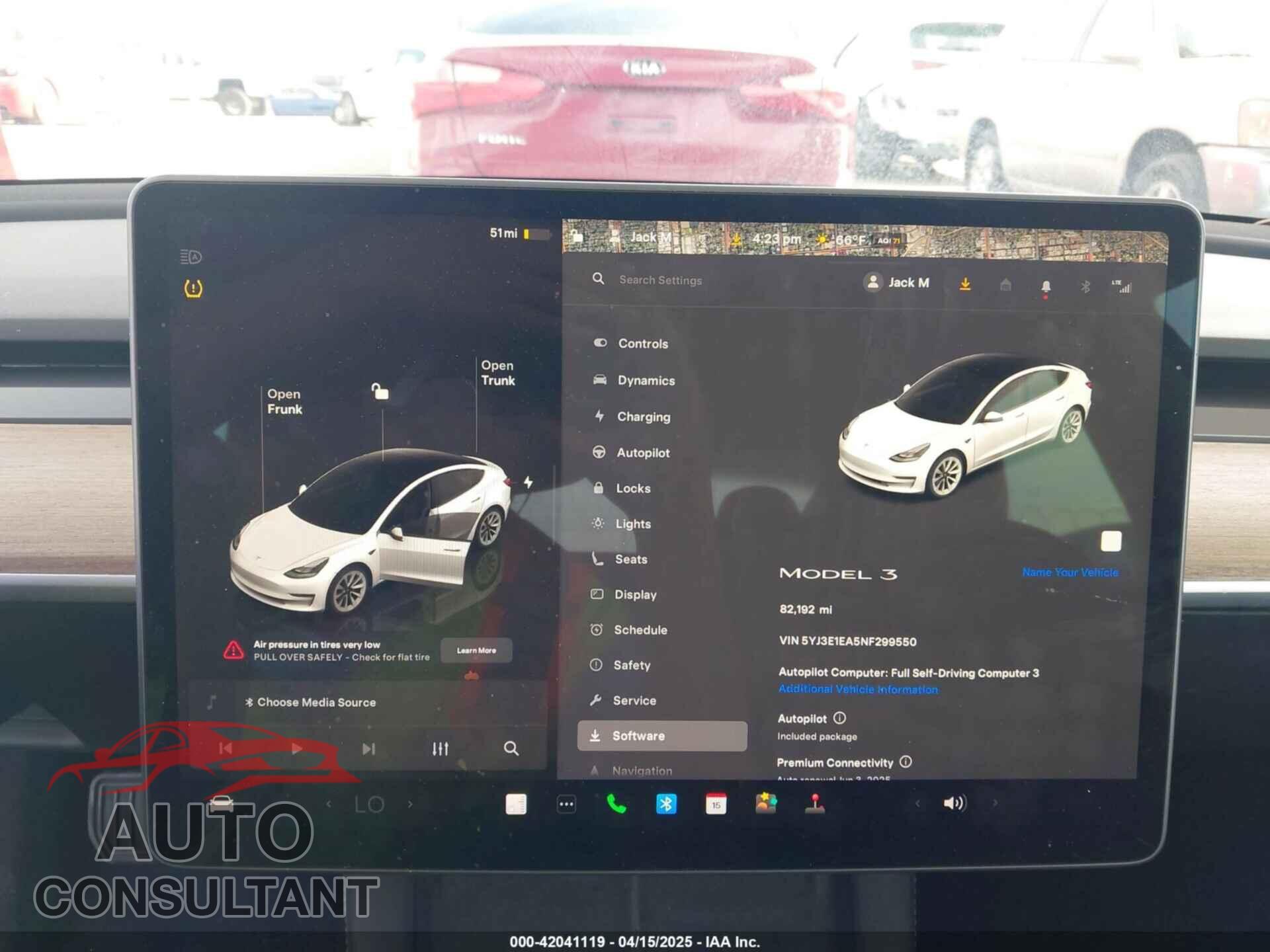 TESLA MODEL 3 2022 - 5YJ3E1EA5NF299550