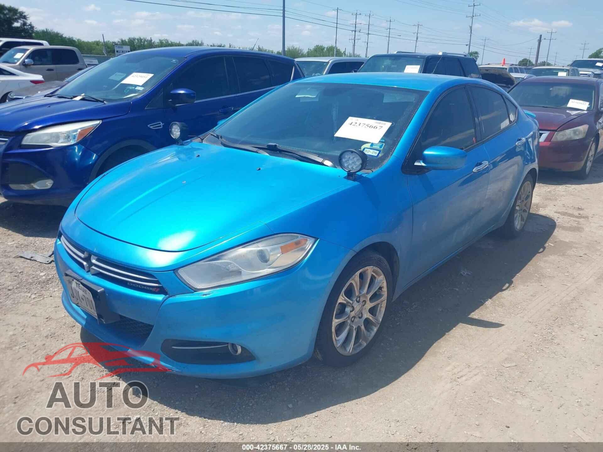 DODGE DART 2016 - 1C3CDFFA2GD816994