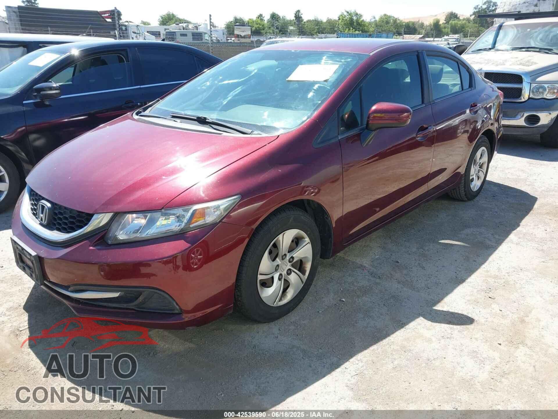 HONDA CIVIC 2015 - 19XFB2F54FE293355