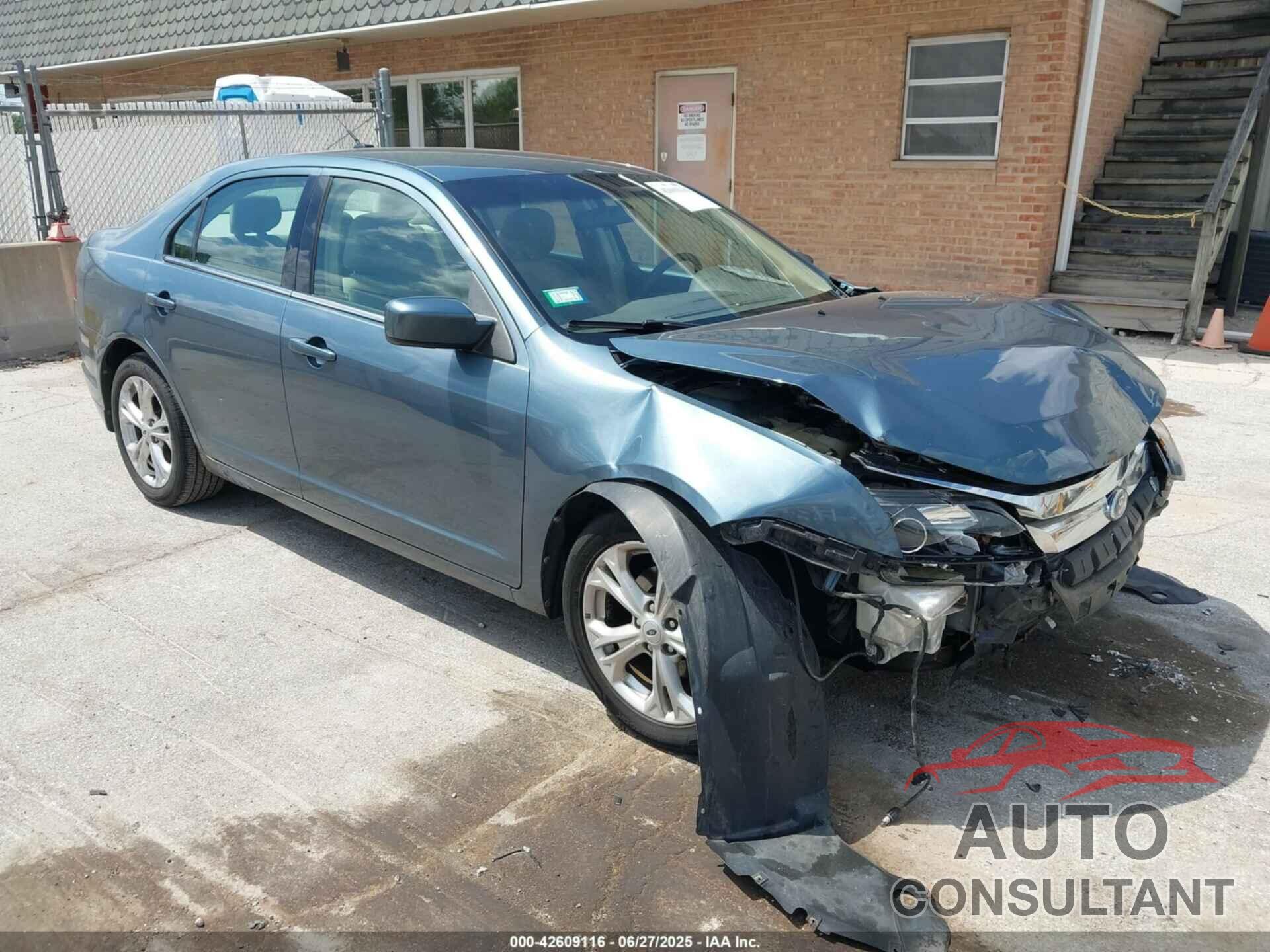FORD FUSION 2012 - 3FAHP0HA9CR219724