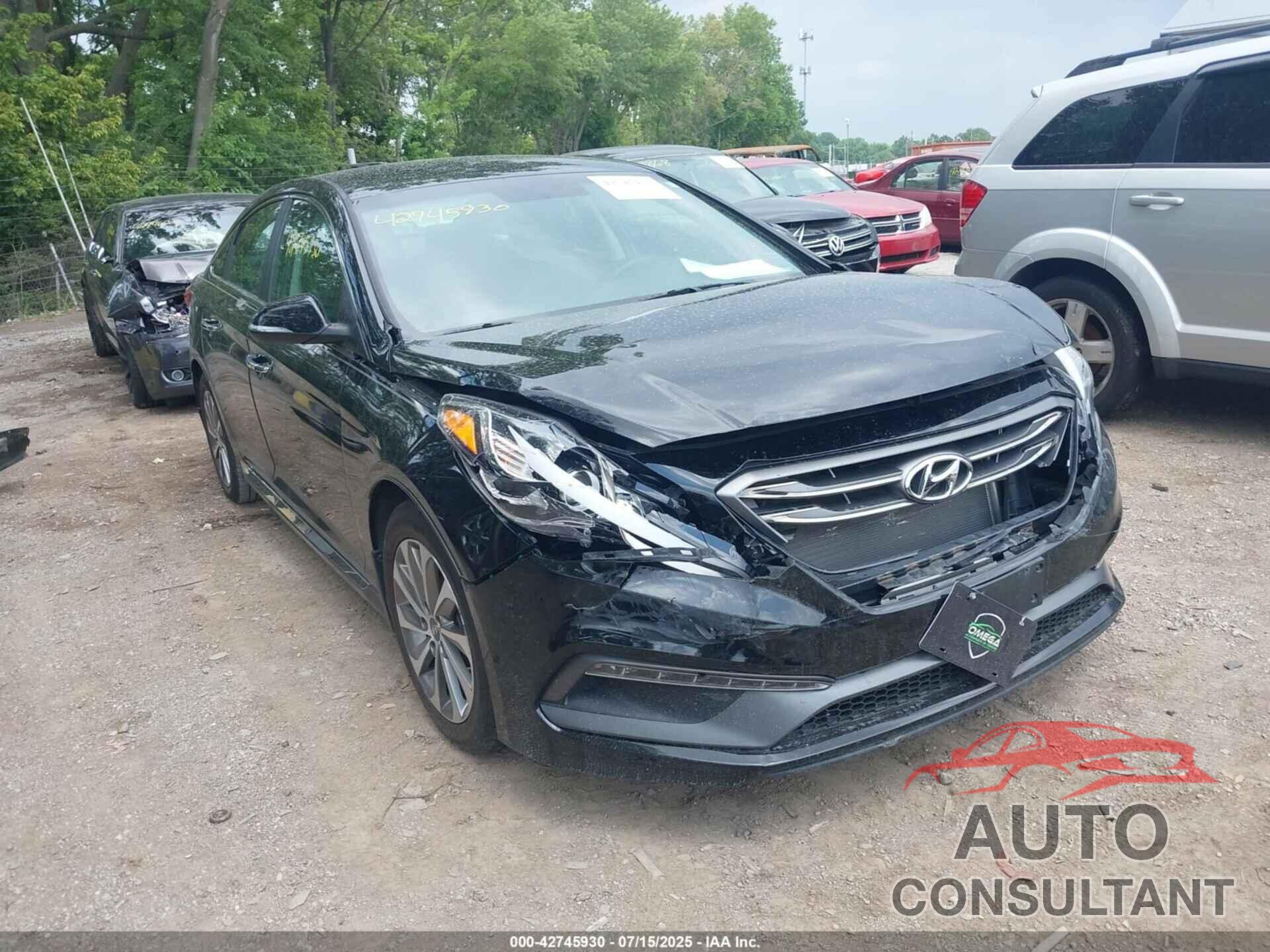 HYUNDAI SONATA 2016 - 5NPE34AFXGH351194