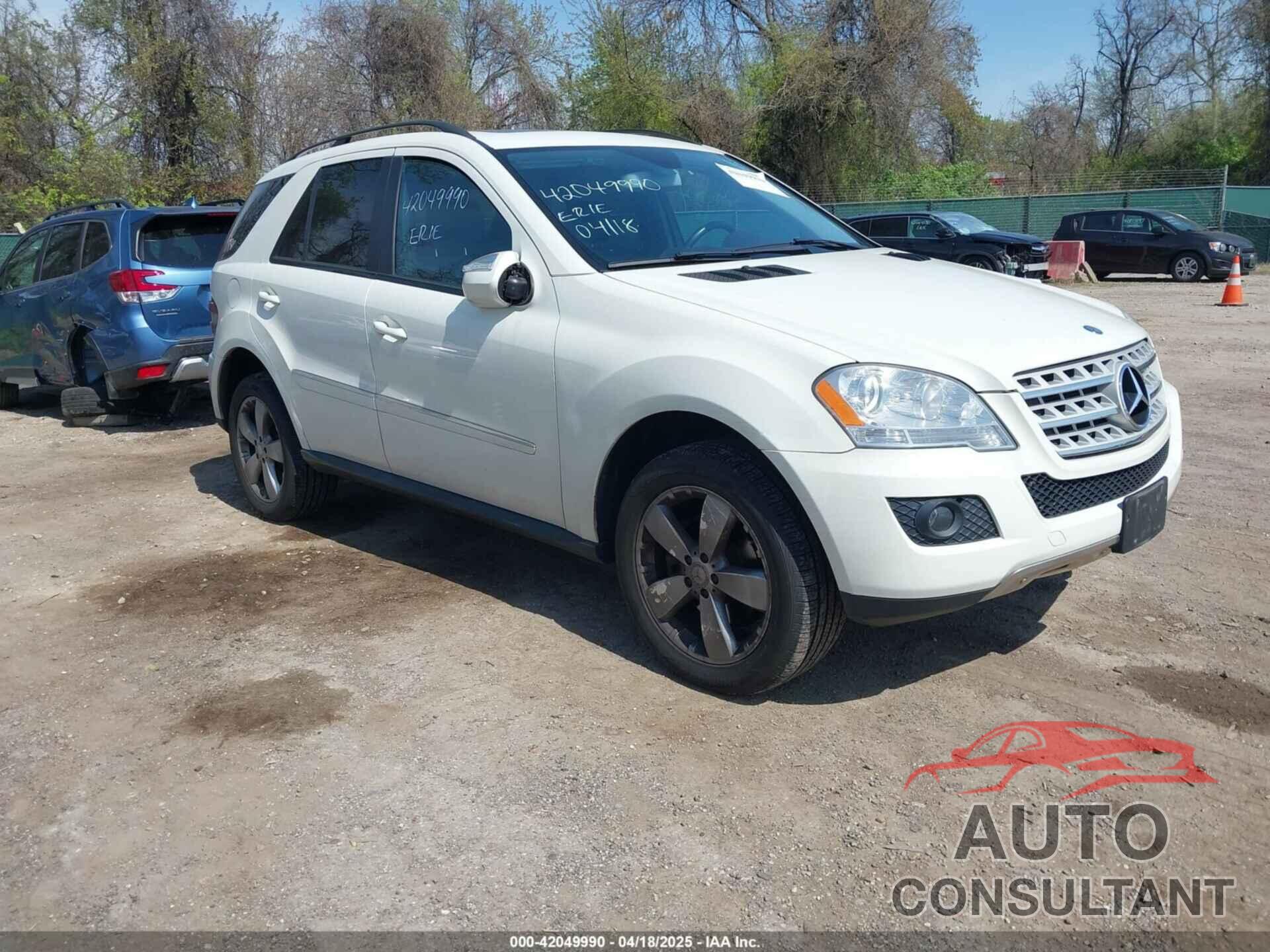 MERCEDES-BENZ ML 350 2009 - 4JGBB86EX9A463920