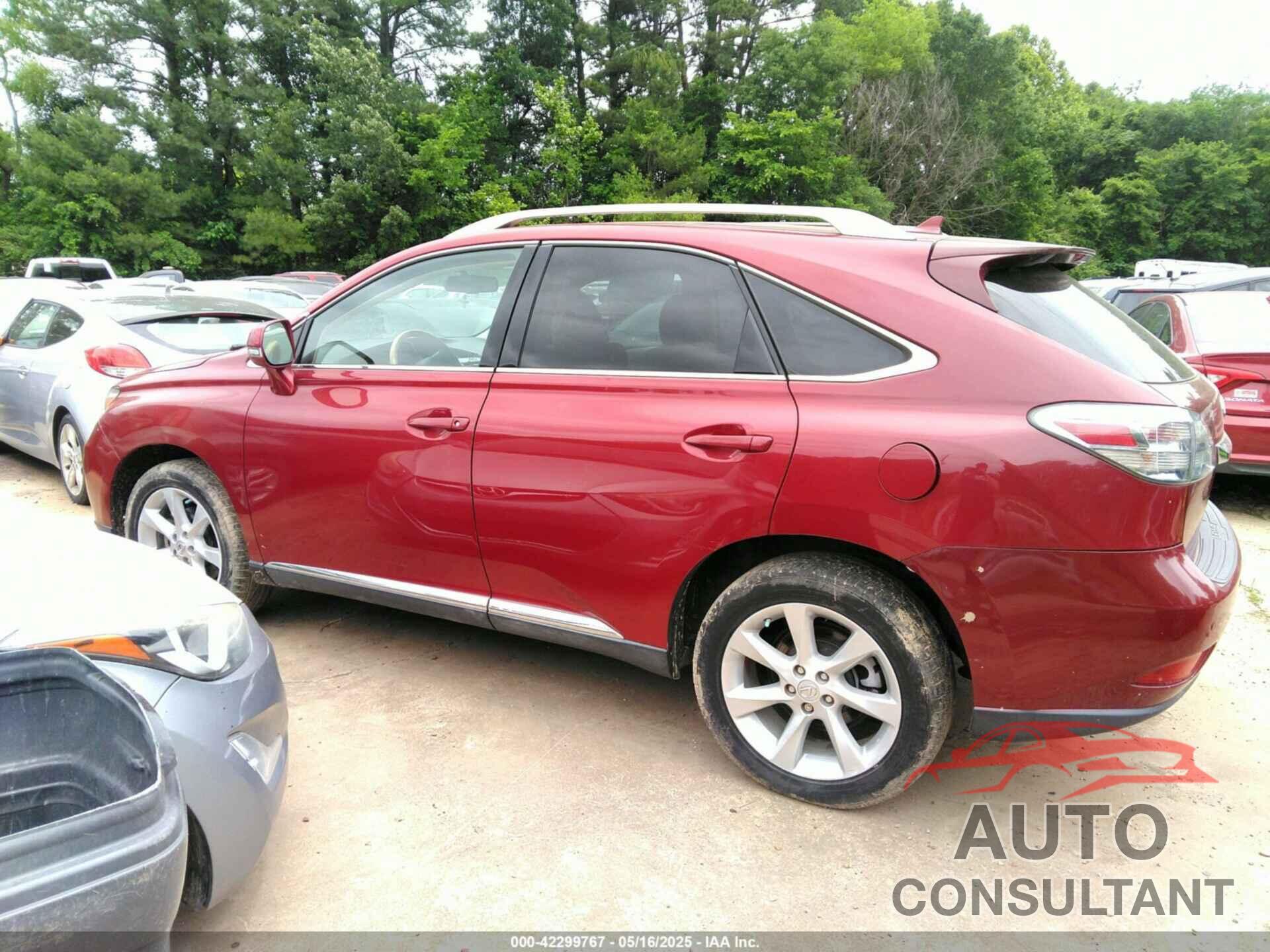 LEXUS RX 350 2010 - 2T2ZK1BA4AC029940