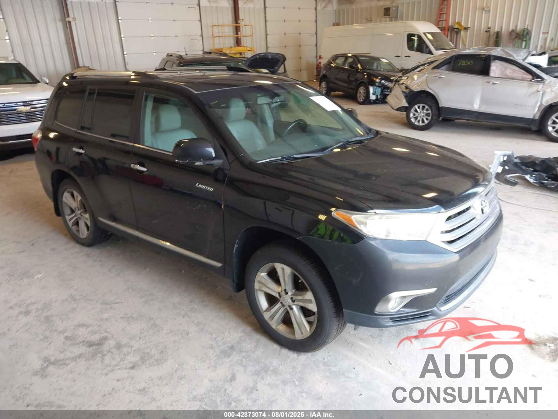 TOYOTA HIGHLANDER 2011 - 5TDDK3EH1BS070487