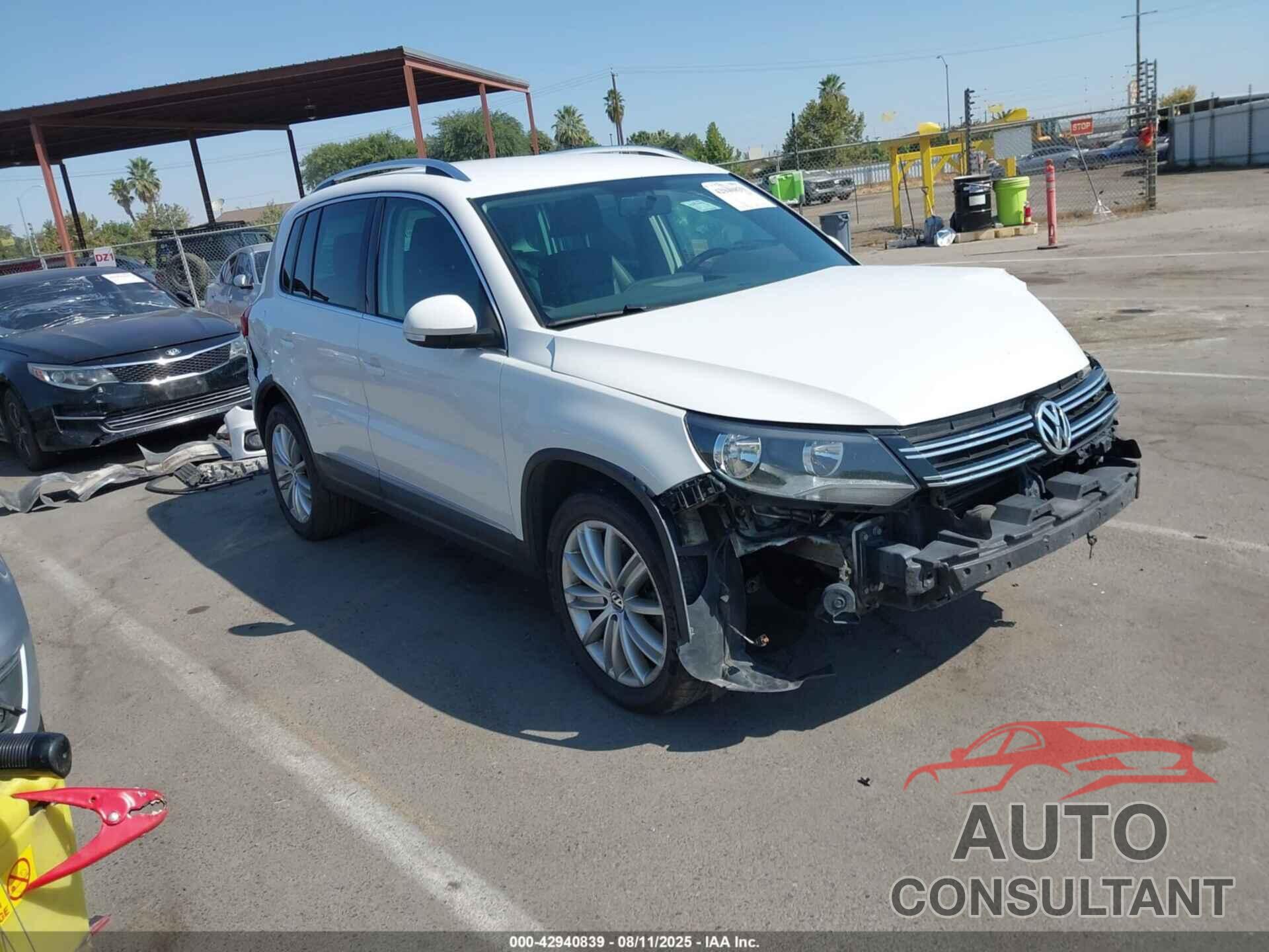 VOLKSWAGEN TIGUAN 2013 - WVGBV3AXXDW622868