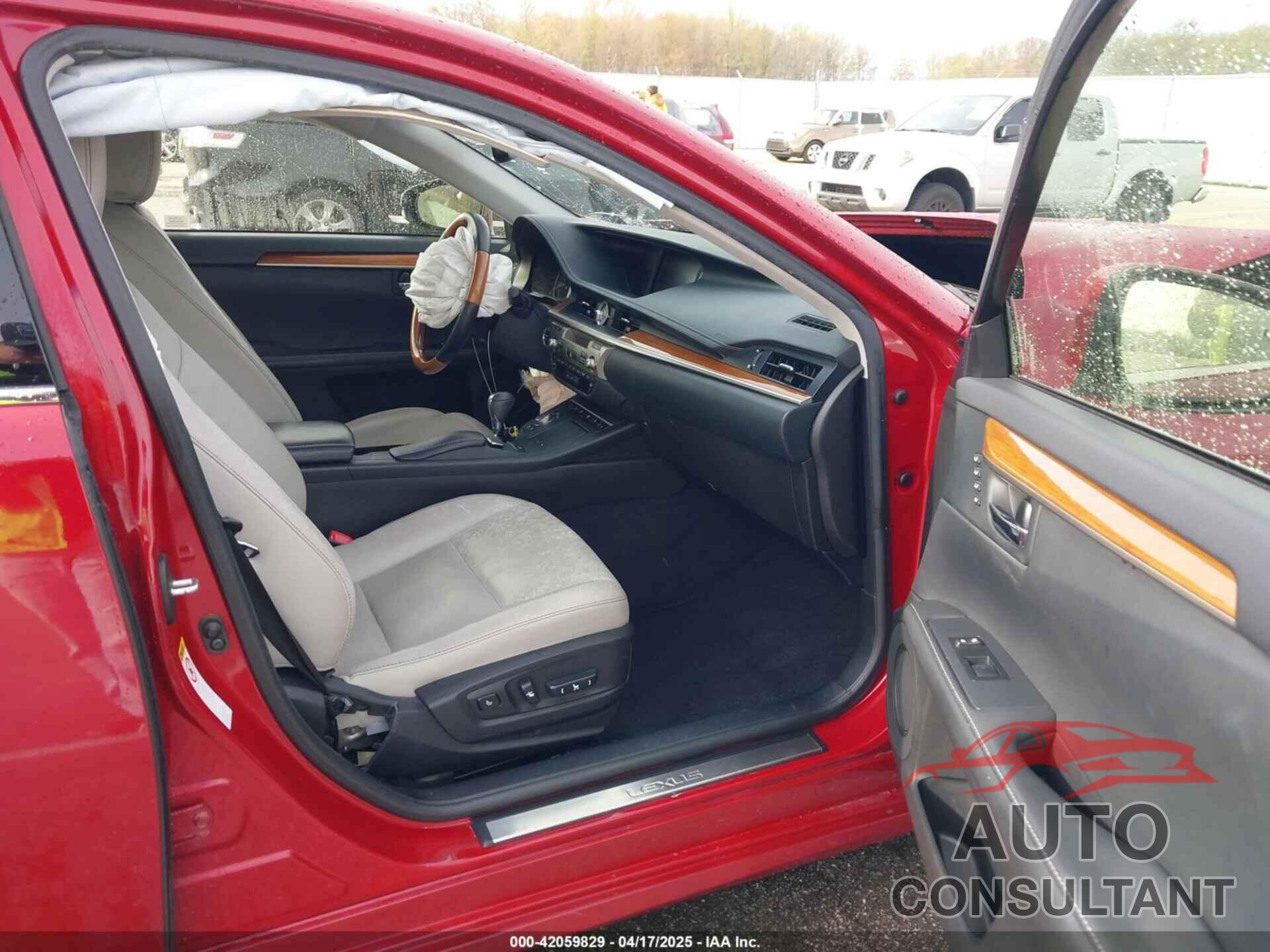 LEXUS ES 300H 2013 - JTHBW1GG4D2005498