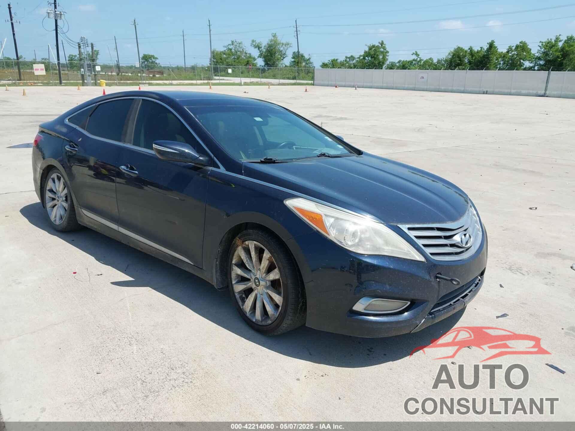HYUNDAI AZERA 2013 - KMHFH4JG8DA199154