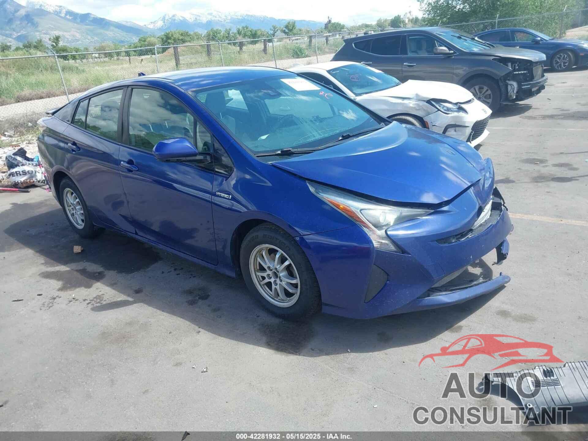 TOYOTA PRIUS 2017 - JTDKBRFU1H3566339