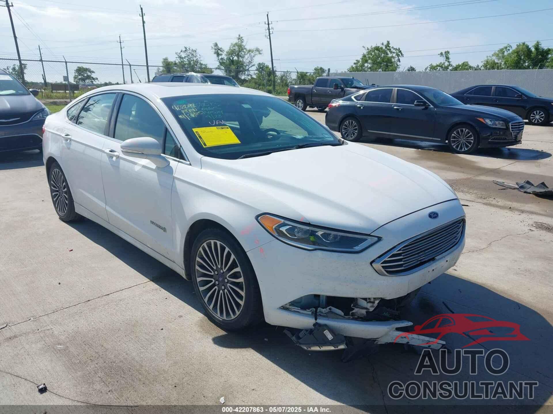 FORD FUSION HYBRID 2018 - 3FA6P0RU3JR124007