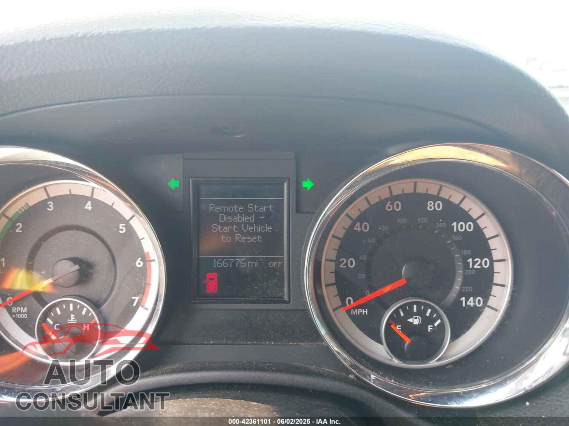 DODGE DURANGO 2011 - 1D4SD5GT8BC592844