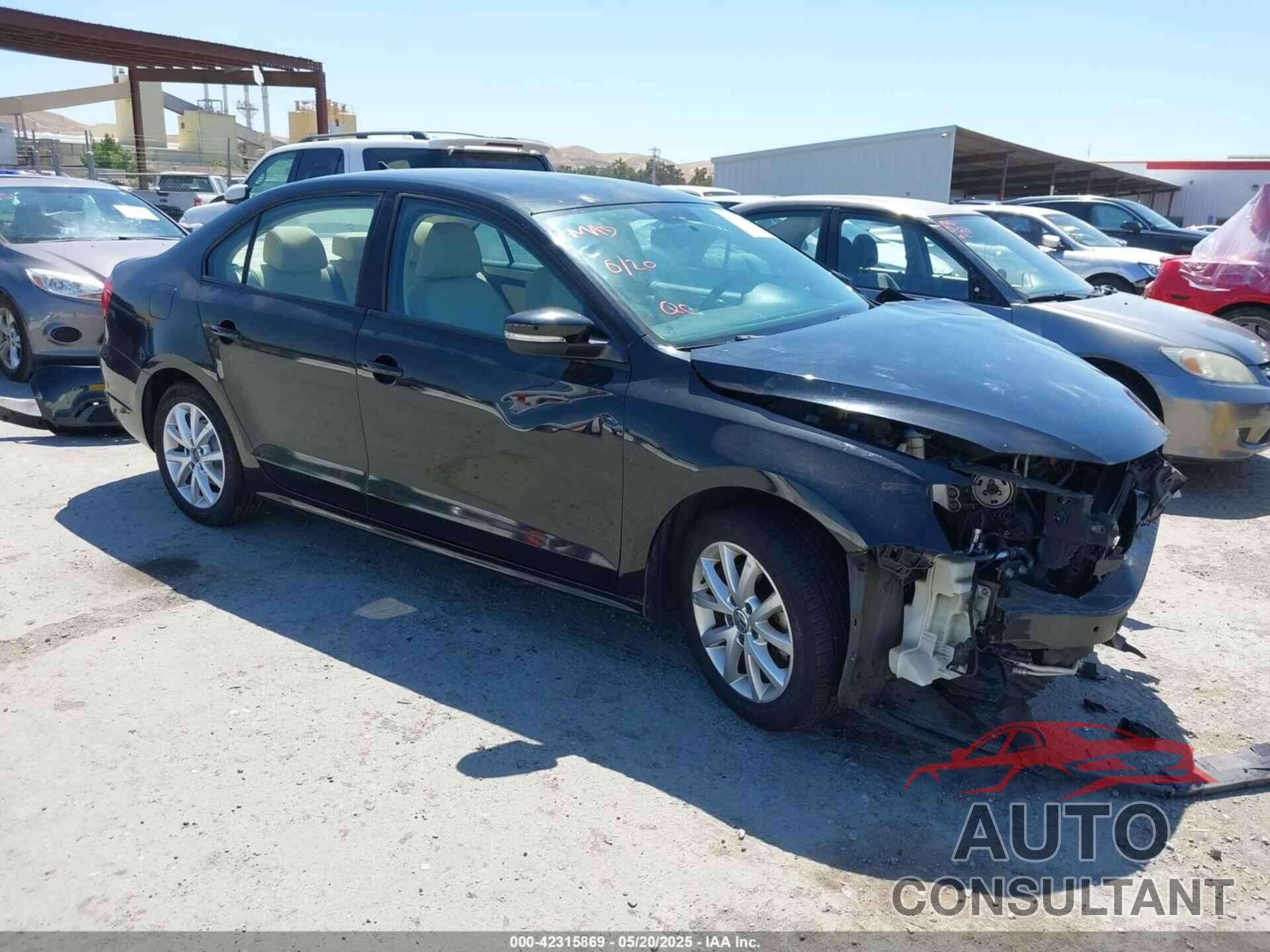 VOLKSWAGEN JETTA 2012 - 3VWDP7AJ5CM013435