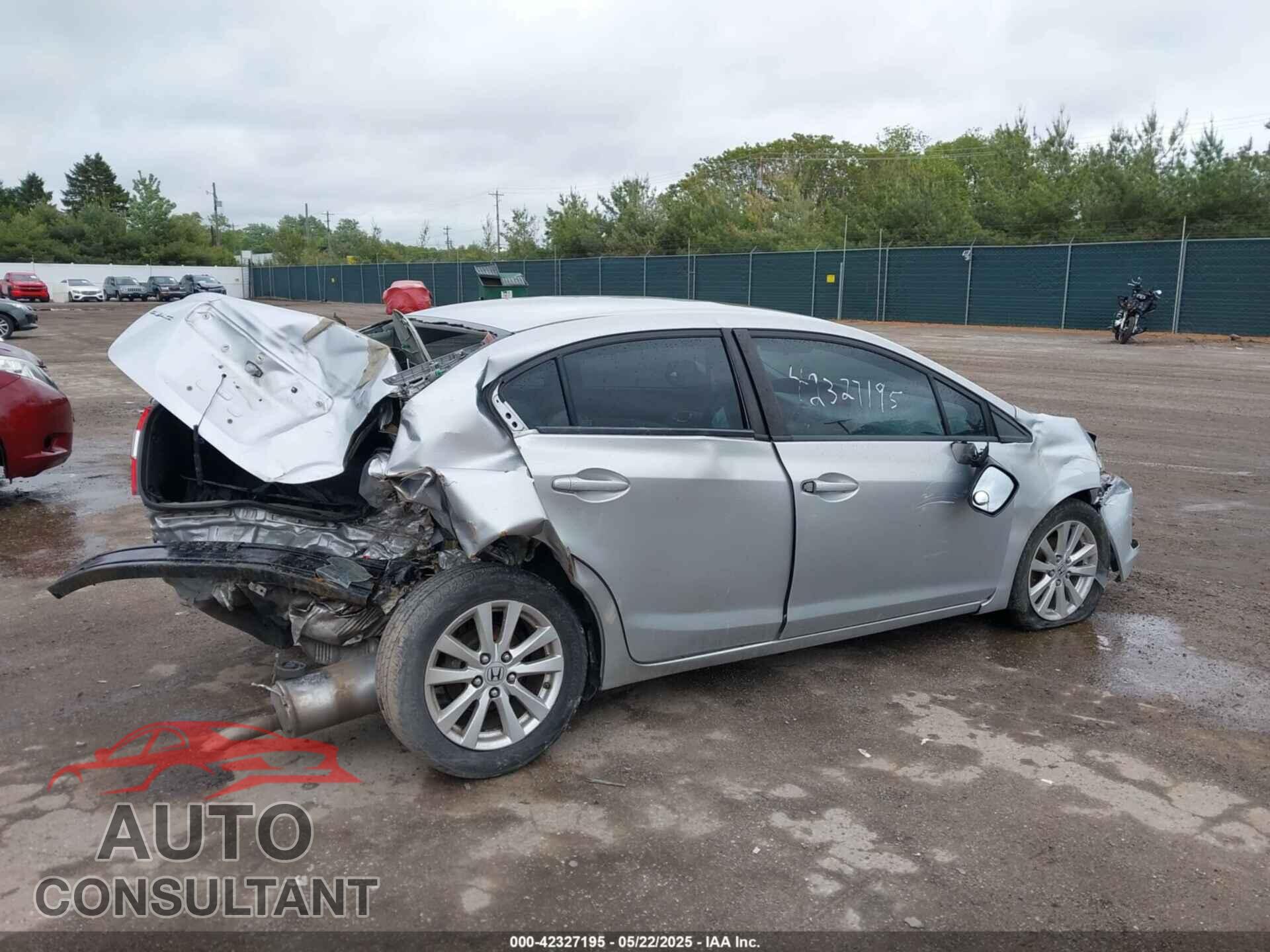 HONDA CIVIC 2012 - 19XFB2F85CE308872