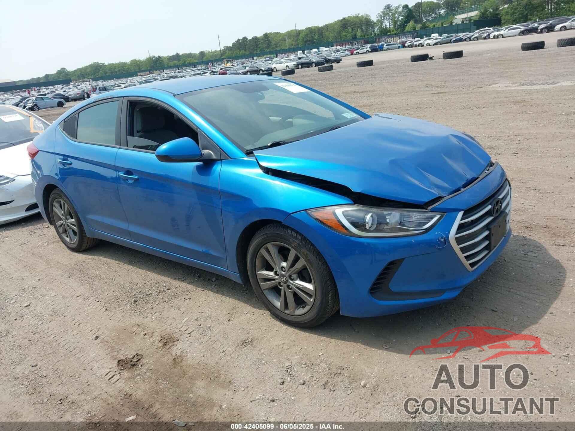 HYUNDAI ELANTRA 2017 - 5NPD84LF9HH088451