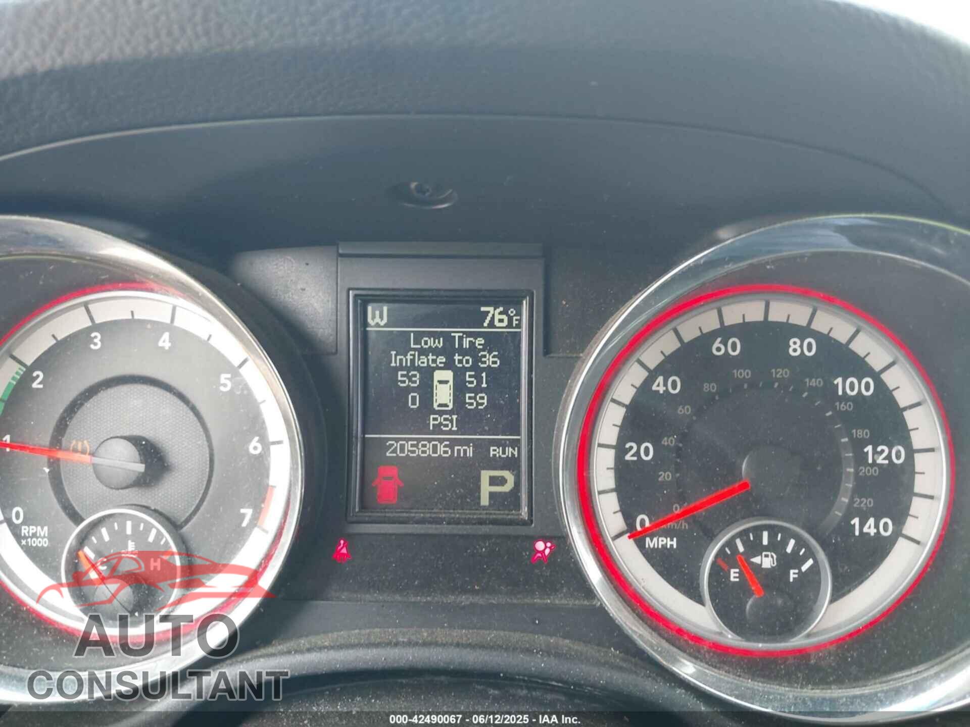 DODGE DURANGO 2013 - 1C4RDJDG3DC685995