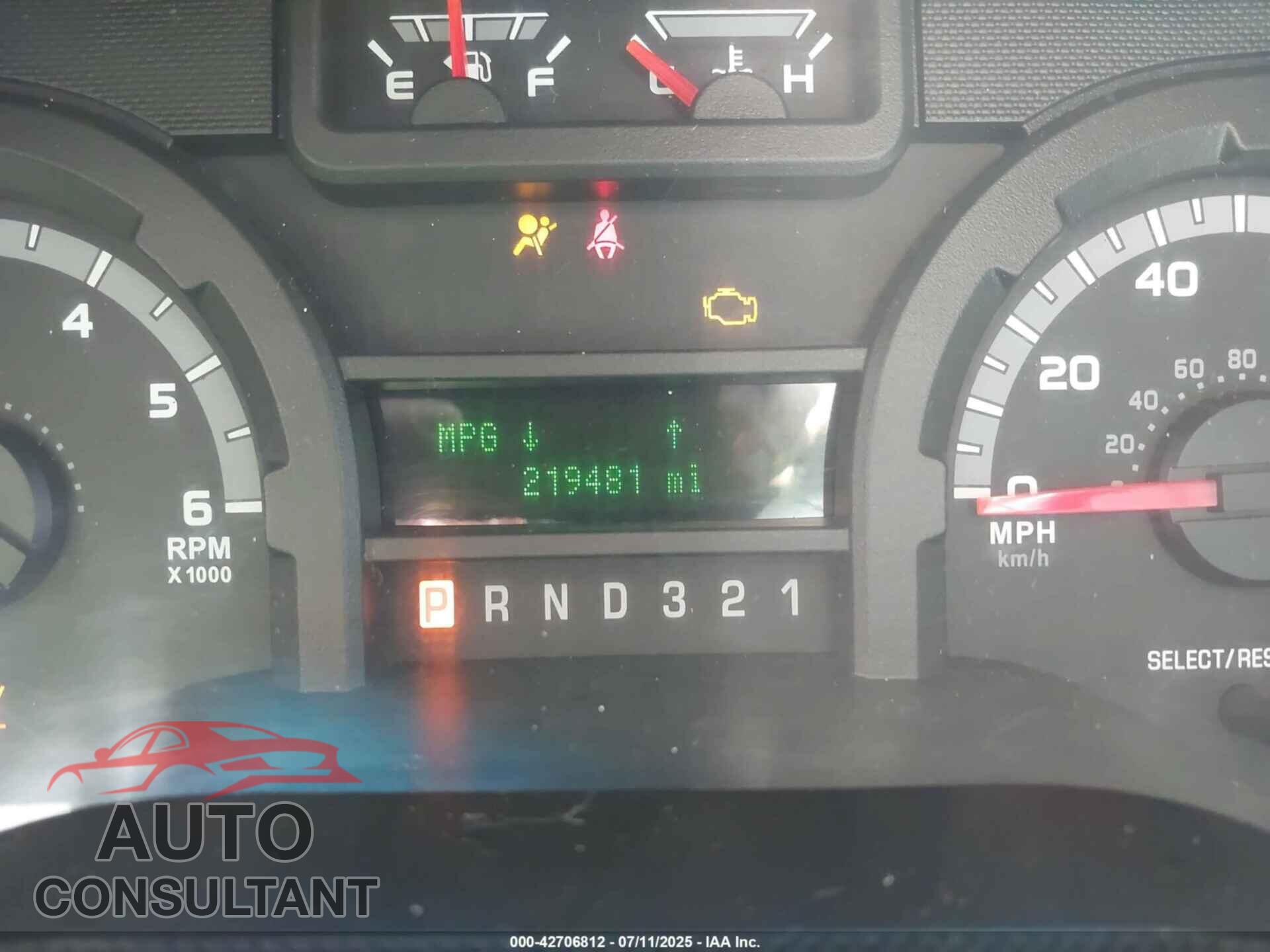FORD E-450 CUTAWAY 2009 - 1FDXE45S49DA08041