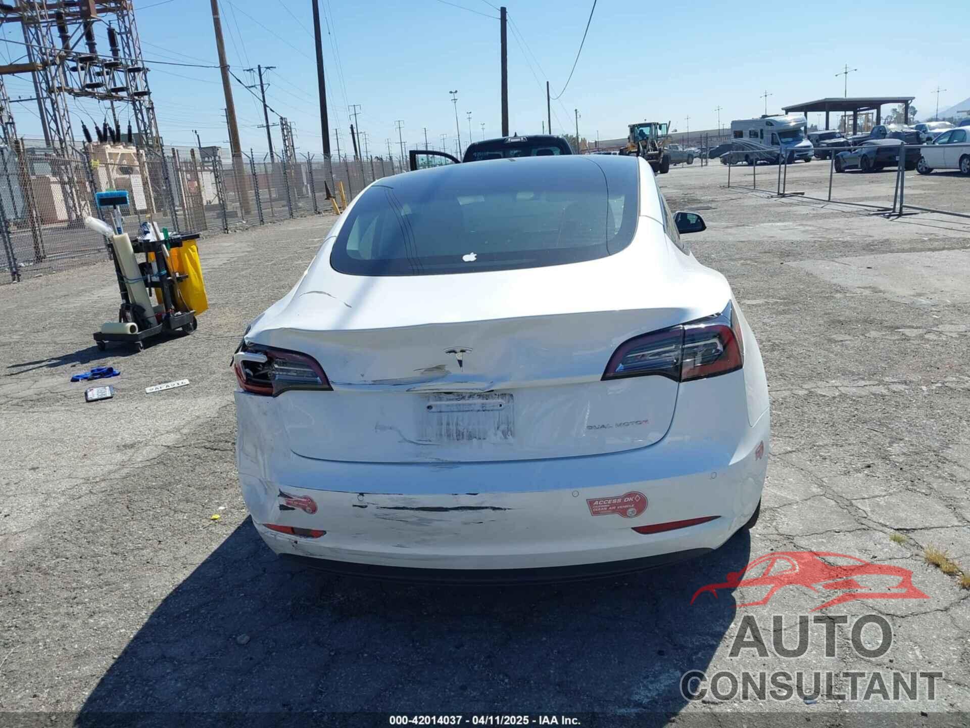TESLA MODEL 3 2022 - 5YJ3E1EBXNF173967