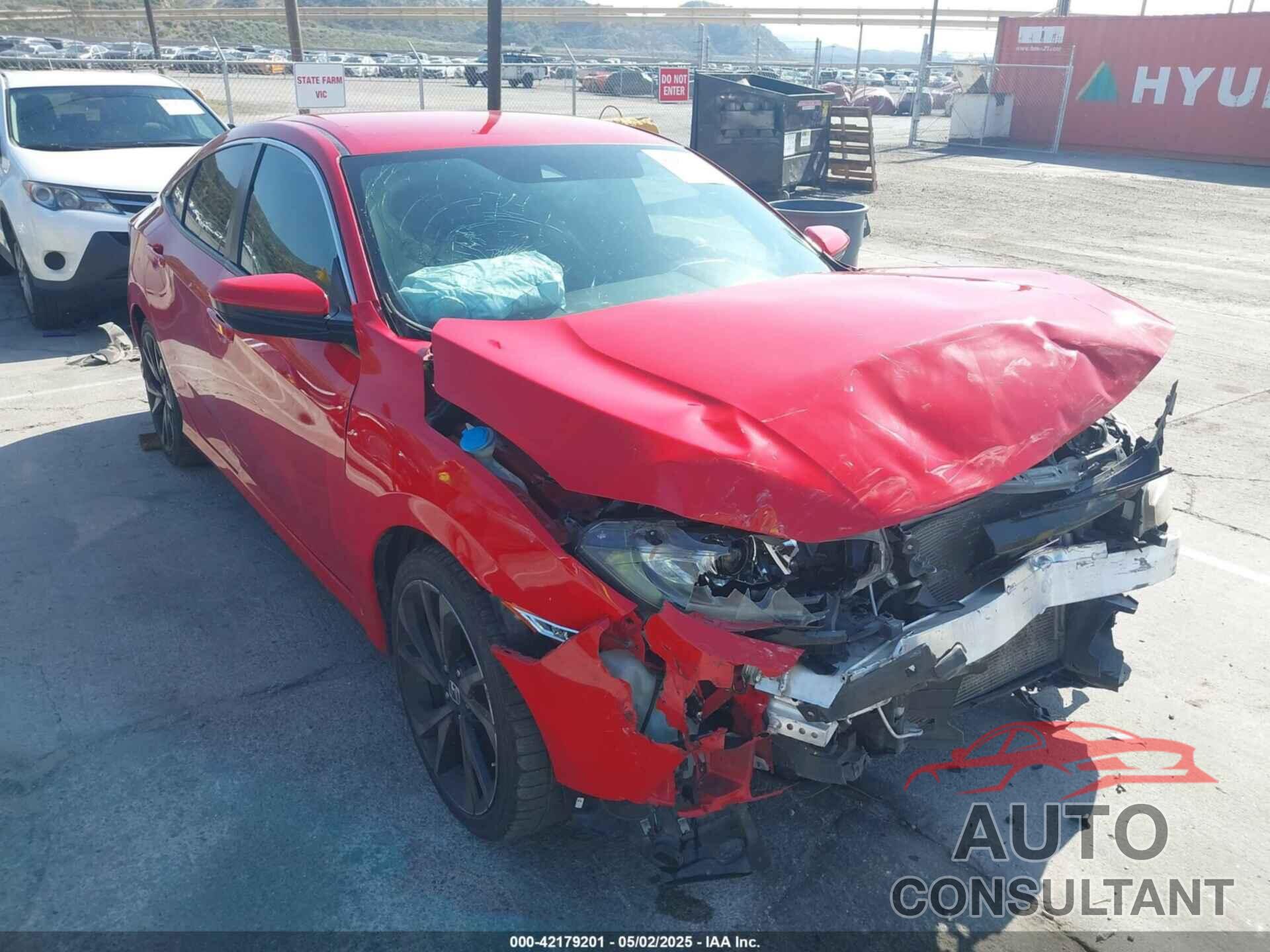HONDA CIVIC 2019 - 2HGFC2F89KH525648