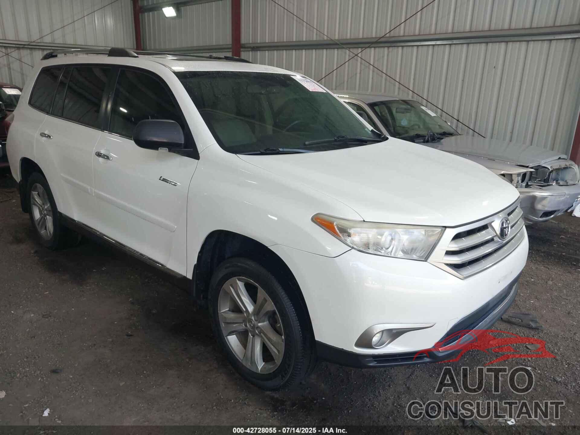 TOYOTA HIGHLANDER 2013 - 5TDYK3EH3DS129124