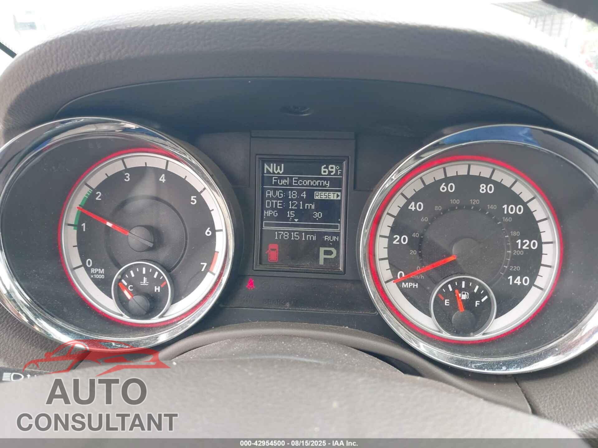 DODGE DURANGO 2013 - 1C4RDJDGXDC674105