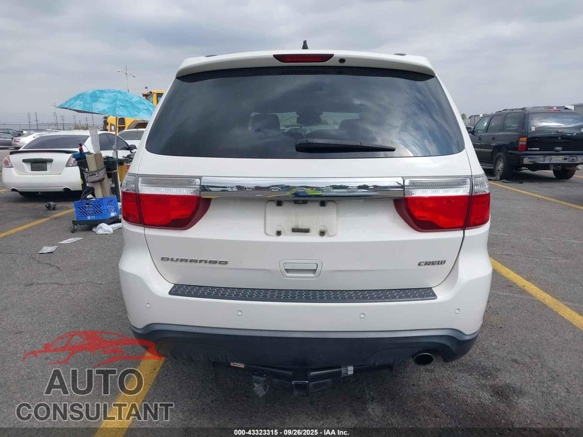 DODGE DURANGO 2012 - 1C4RDHDG4CC260597