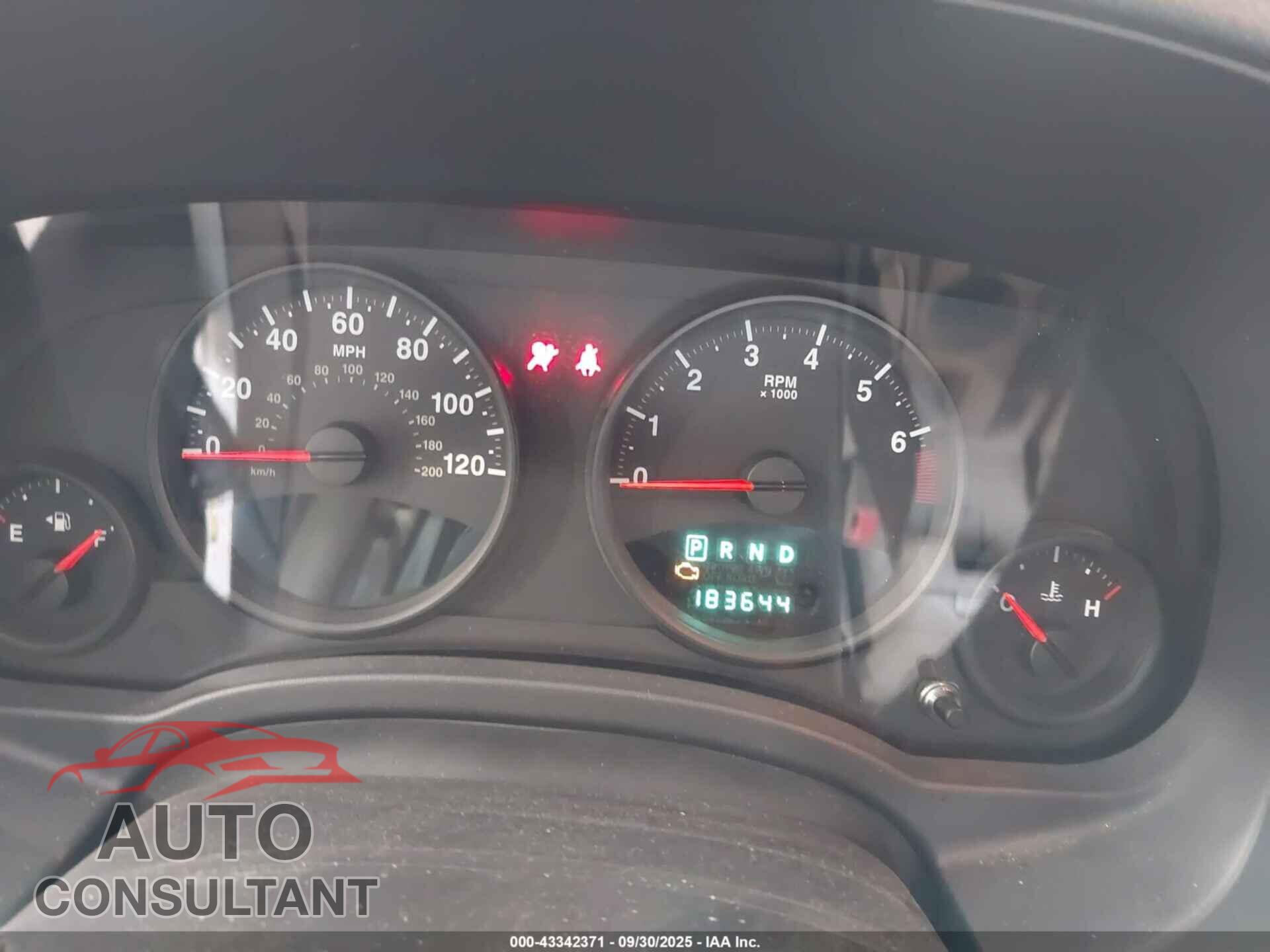 JEEP COMPASS 2011 - 1J4NT1FA9BD287783